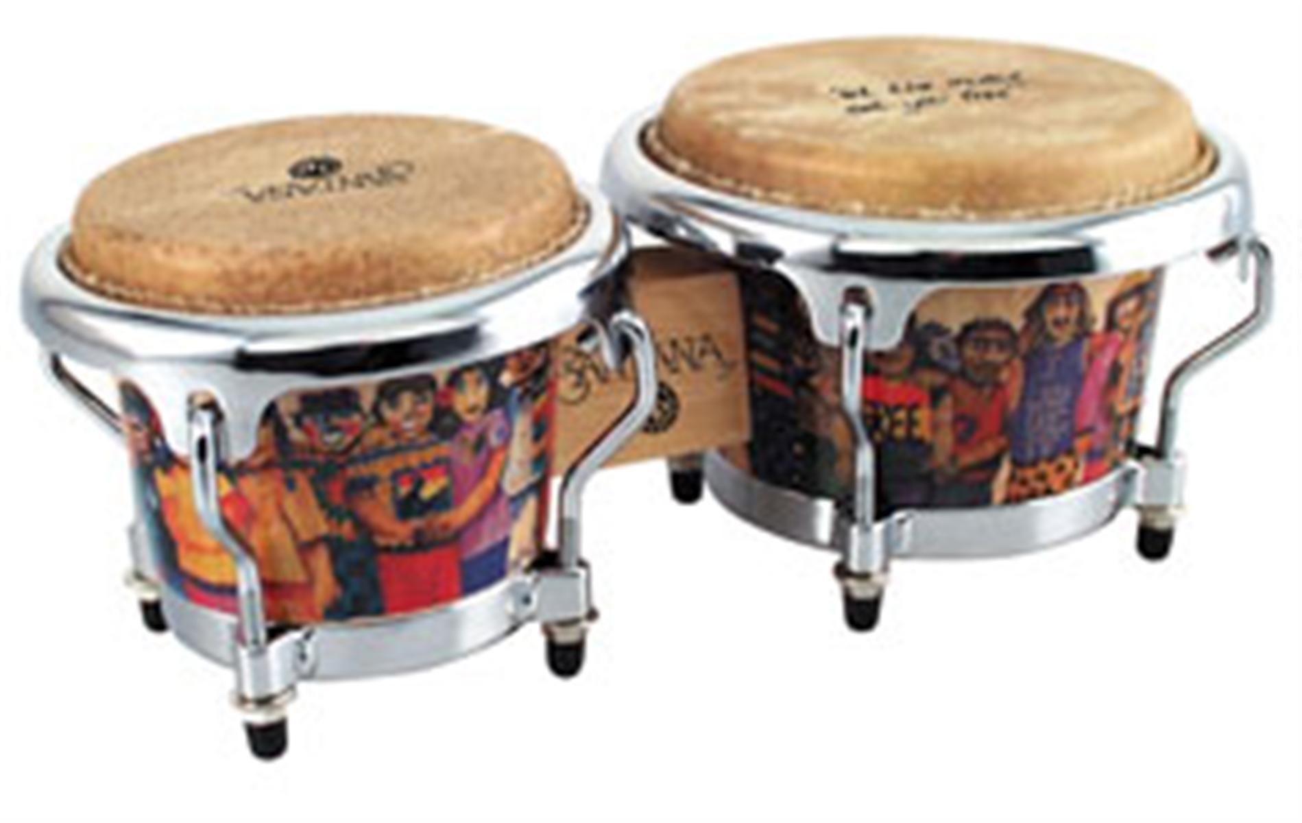 LP Latin Percussion Santana Mini Tunable Bongos and more Bongo Drums ...