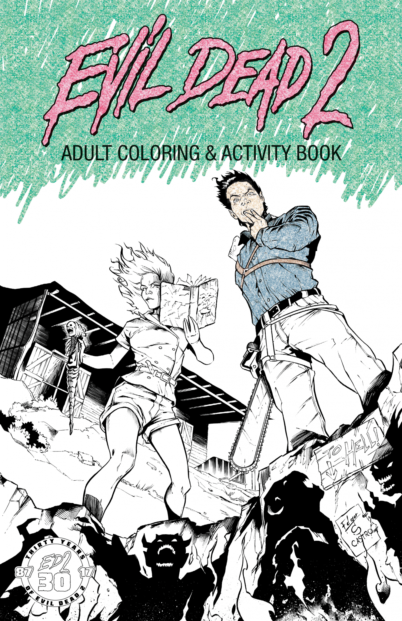 Evil Dead 2: Adult Coloring and Activity Book - MerchGoat
