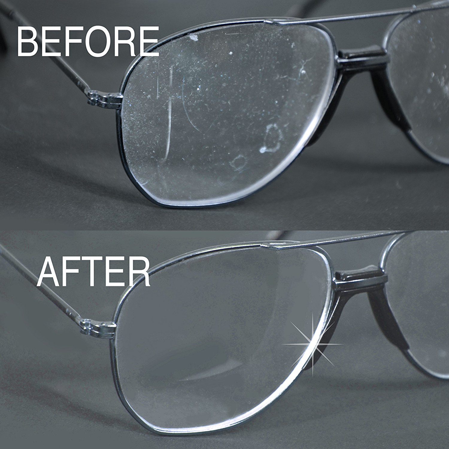 Amazon.com: EZR Eyeglass Cleaner & Scratch Repair Kit.The Best ...
