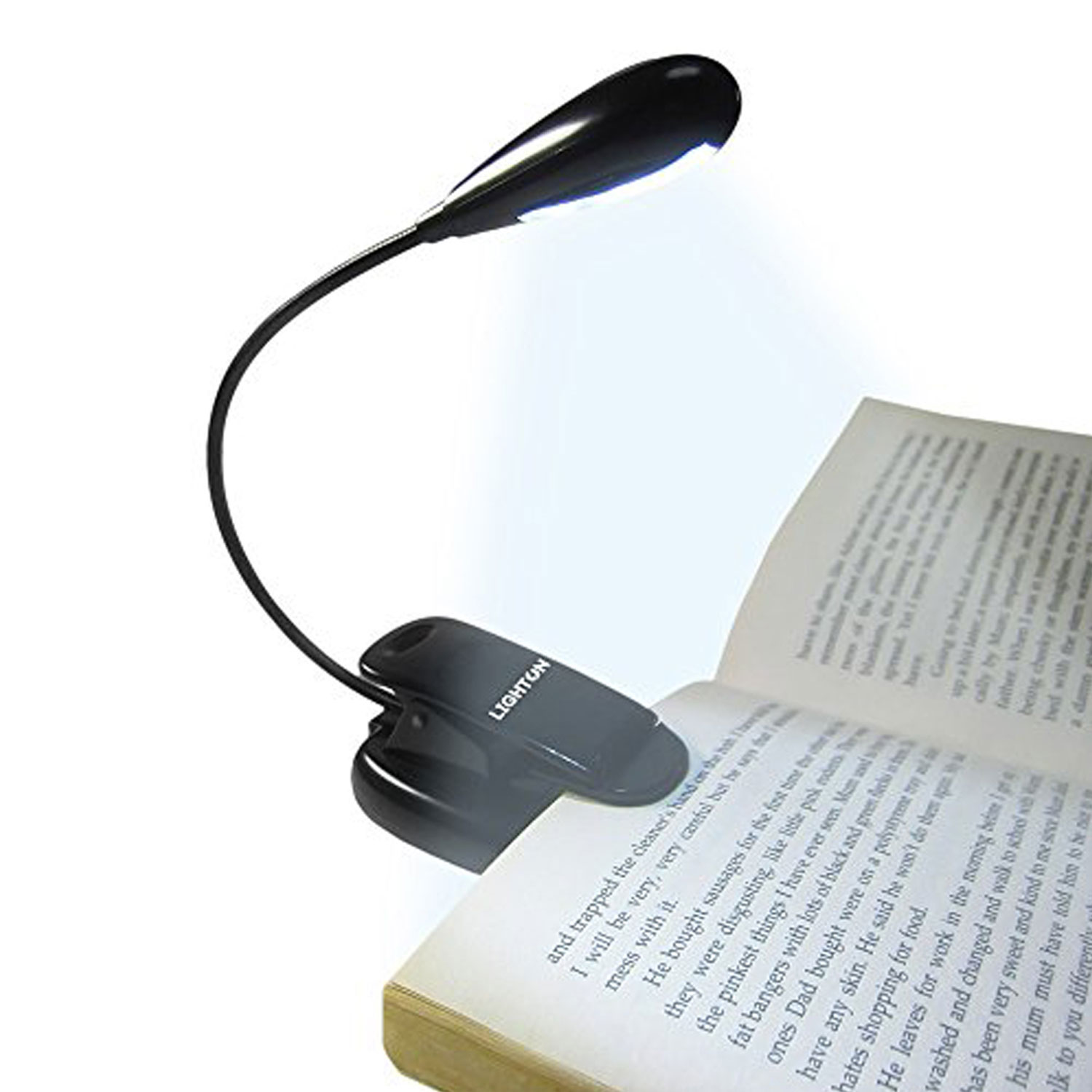 Alphabet Deal | Durable Ultra Bright Reading Clip On Book Light f