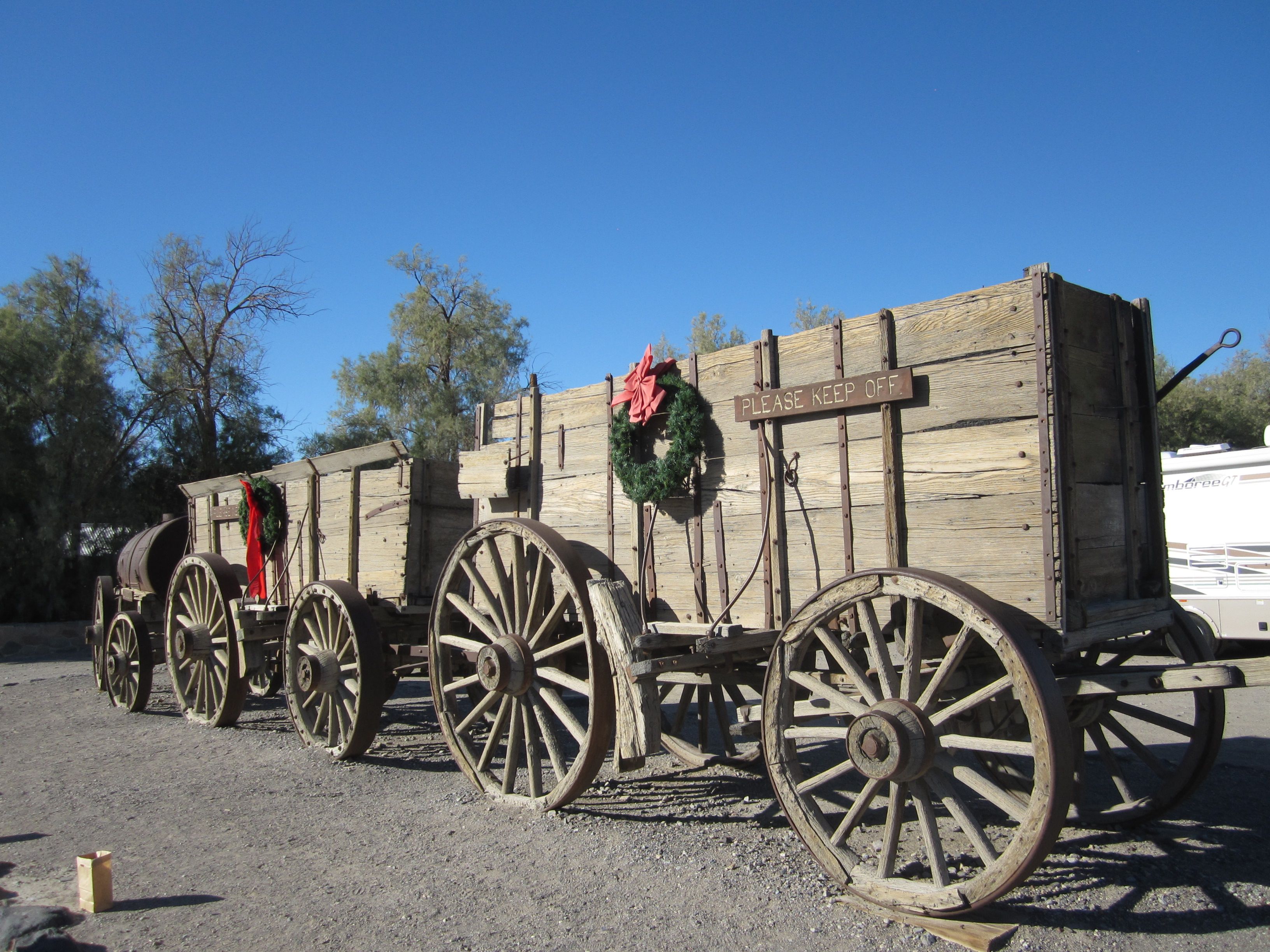 20 Mule Team Wagon Train- Borax Factory- Death Valley CA (2011 ...