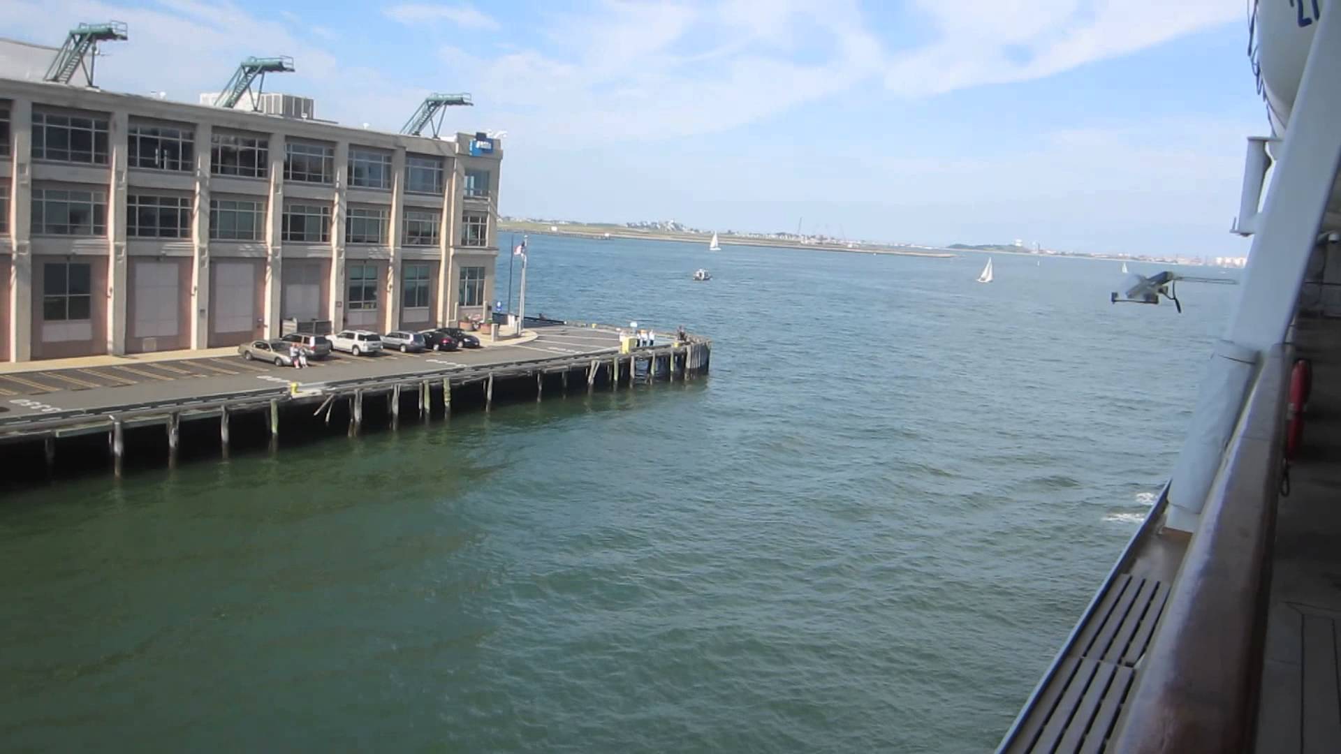Leaving Boston port on Norwegian Dawn Cruise Line - 7/6/12 - YouTube