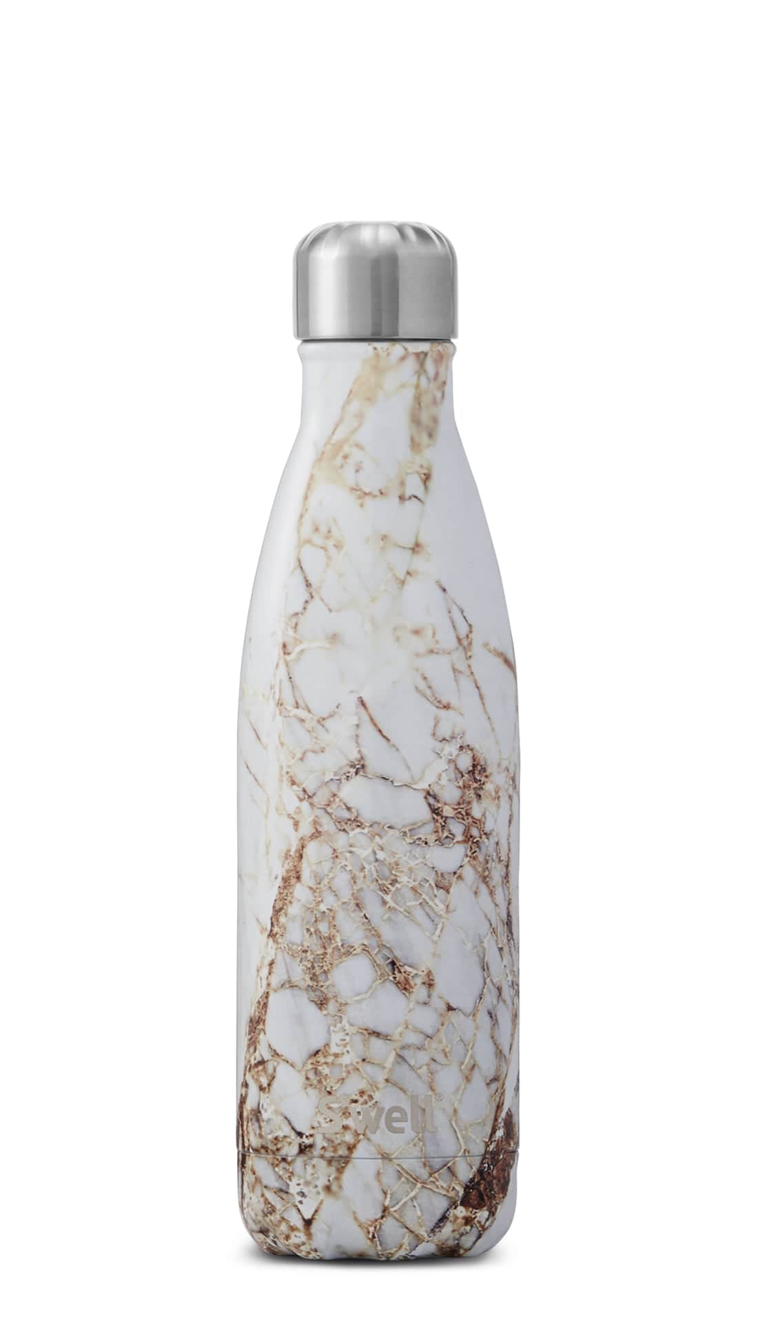 Calacatta Gold: White & Gold Marble Water Bottle | S'well Bottle