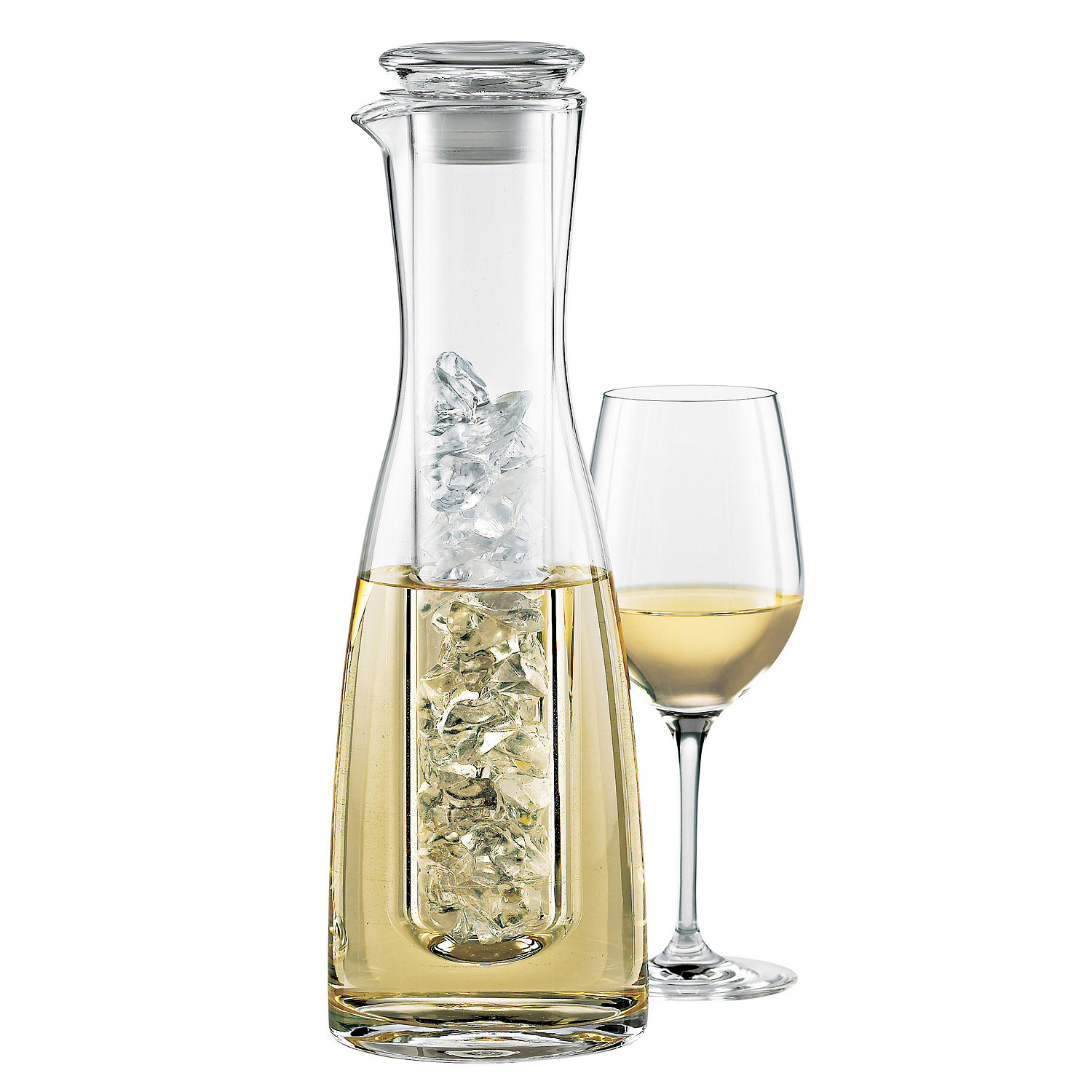 2 Piece Wine Chilling Carafe - Wine Enthusiast
