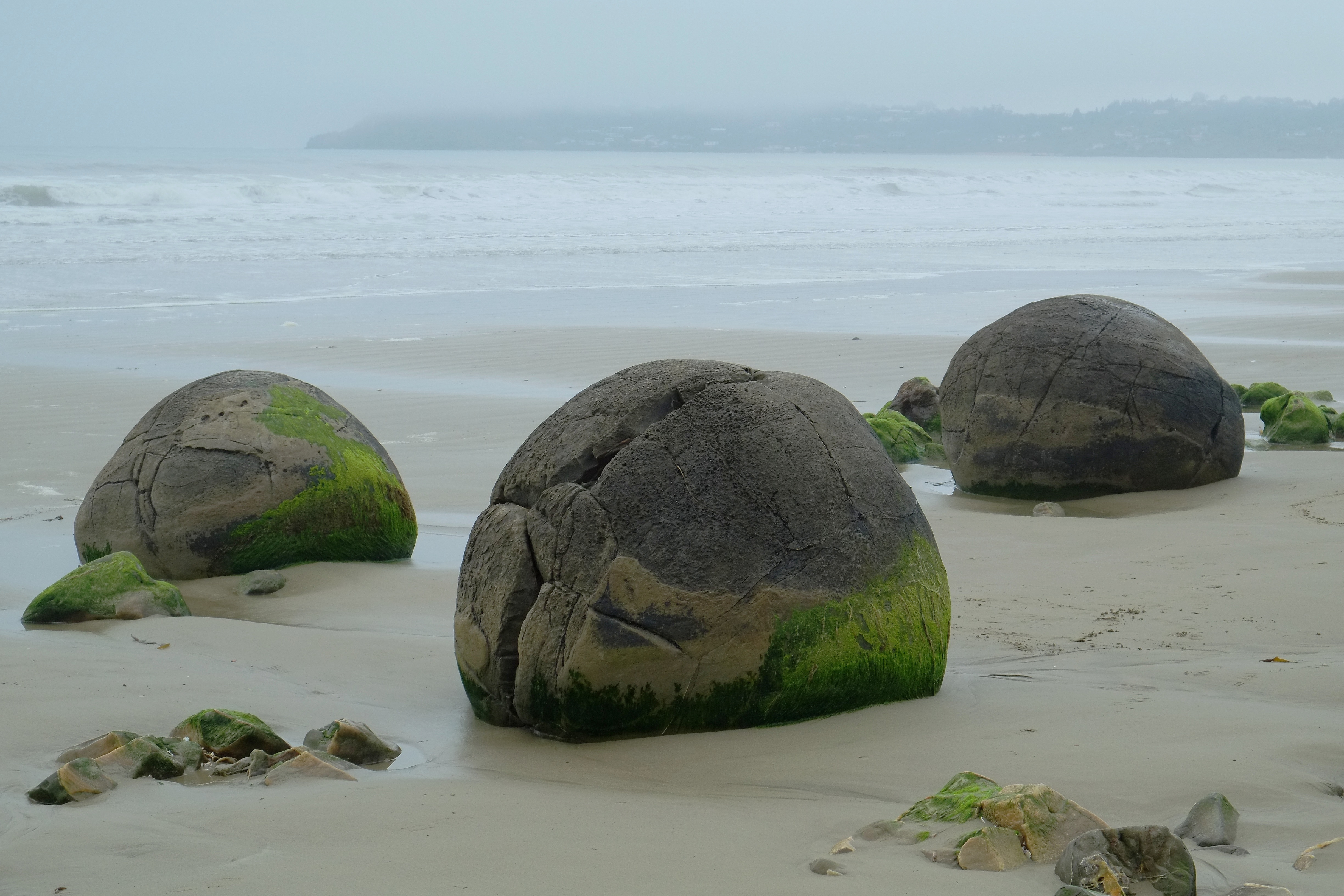 Boulders on the shore photo
