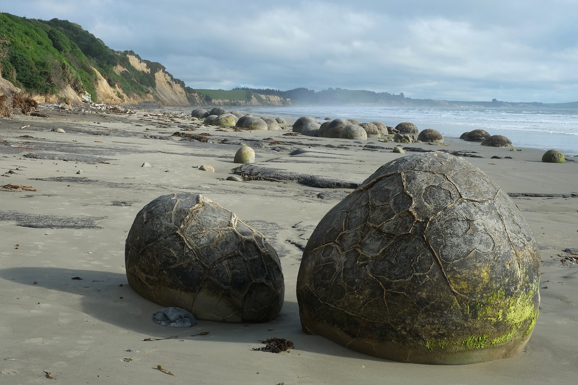 Boulders on the shore photo