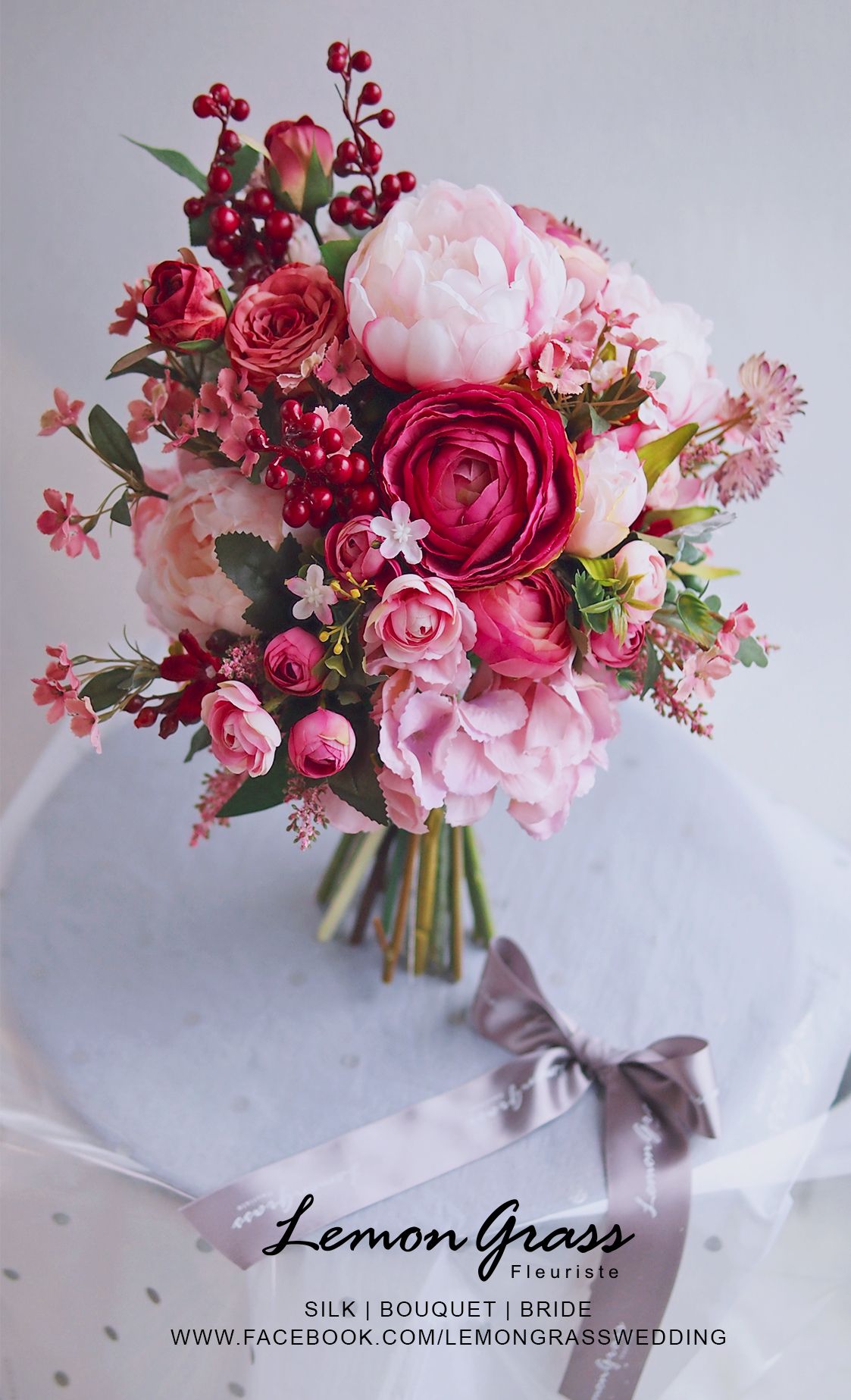 Lillies, roses, peonies oh my! We love this pink inspired bridal ...