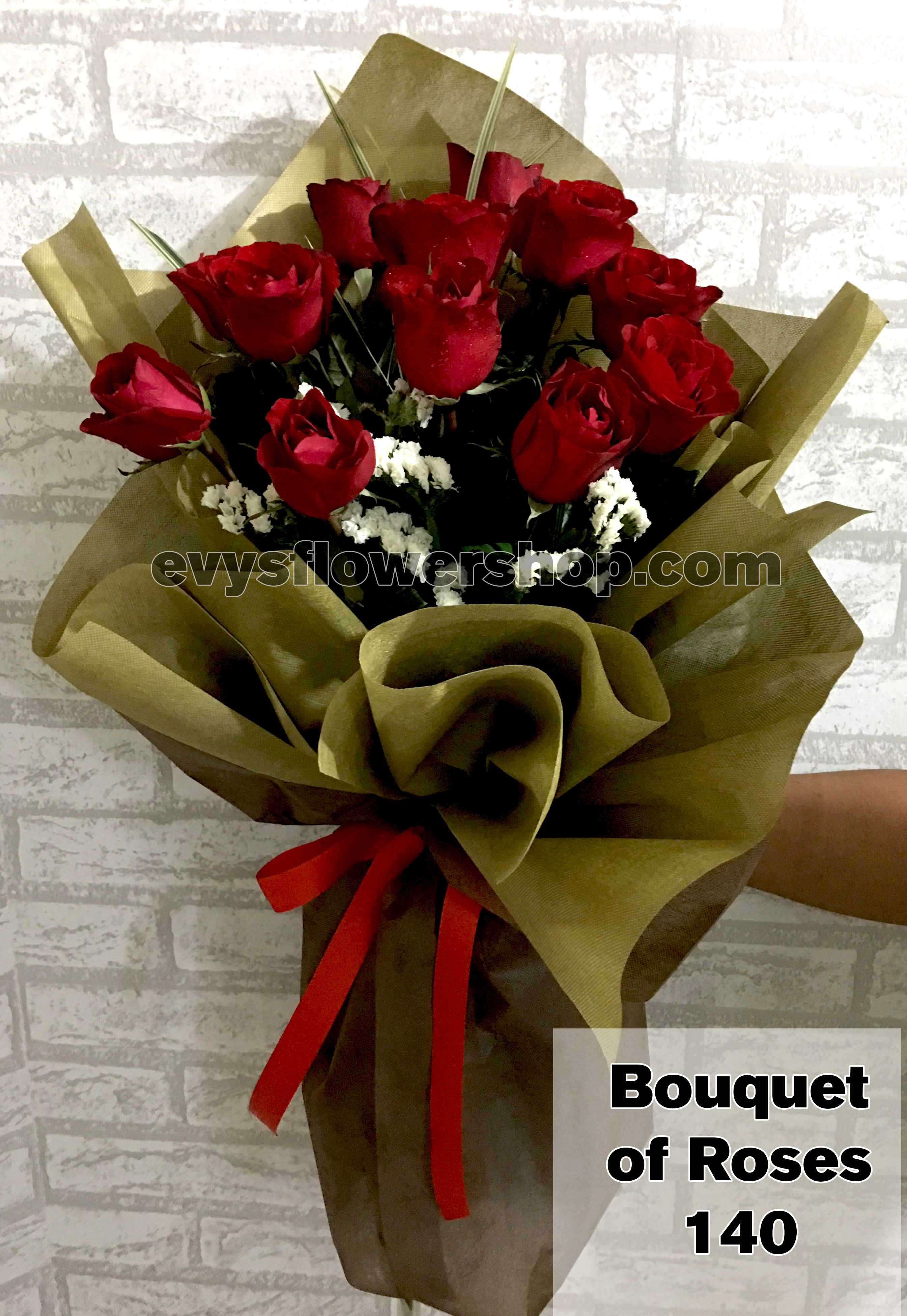 bouquet of roses 140 - EVYS FLOWER SHOP FREE DELIVERY