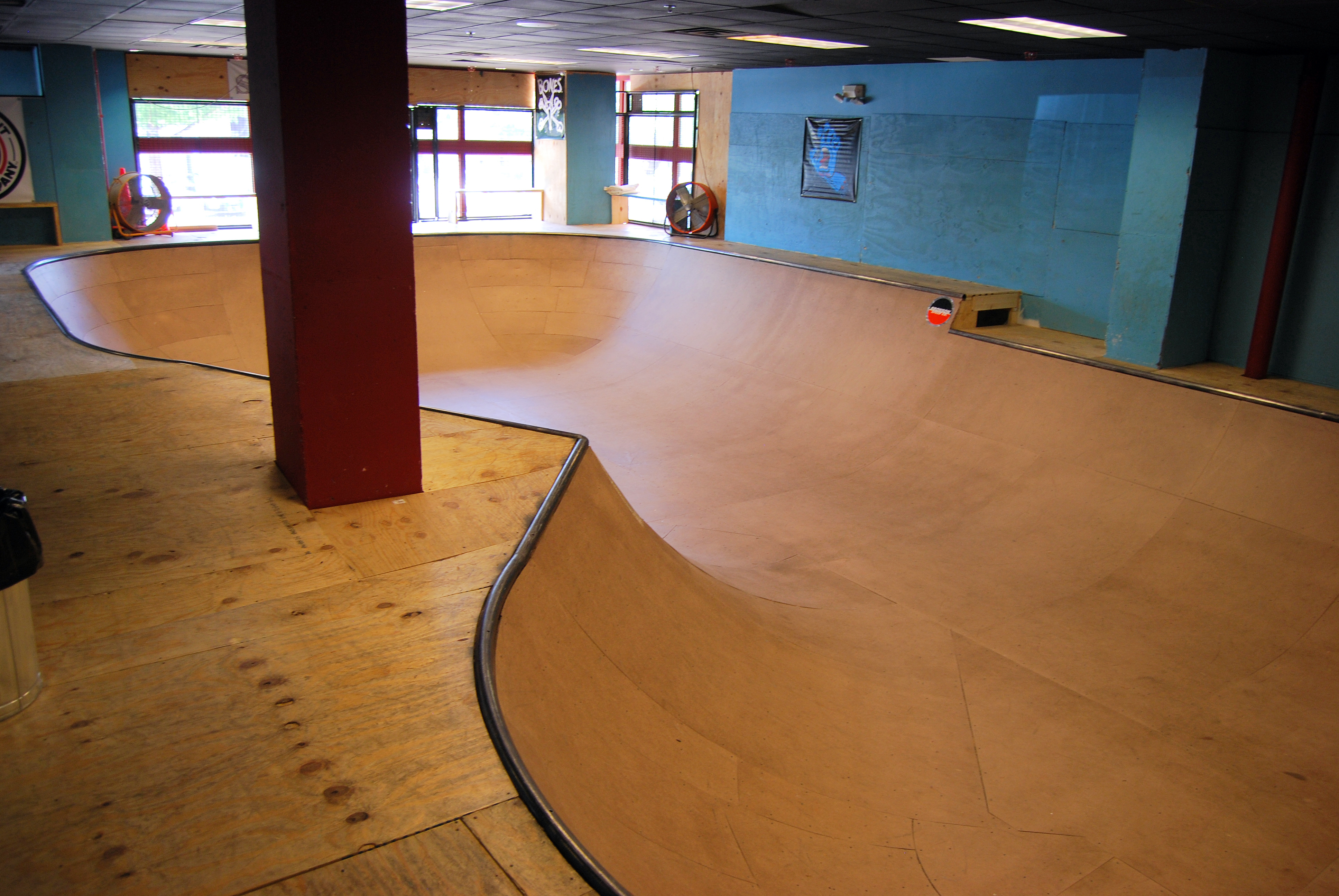 The Point Skate Shop - Indoor Wooden Skateboarding Bowl - The Point ...