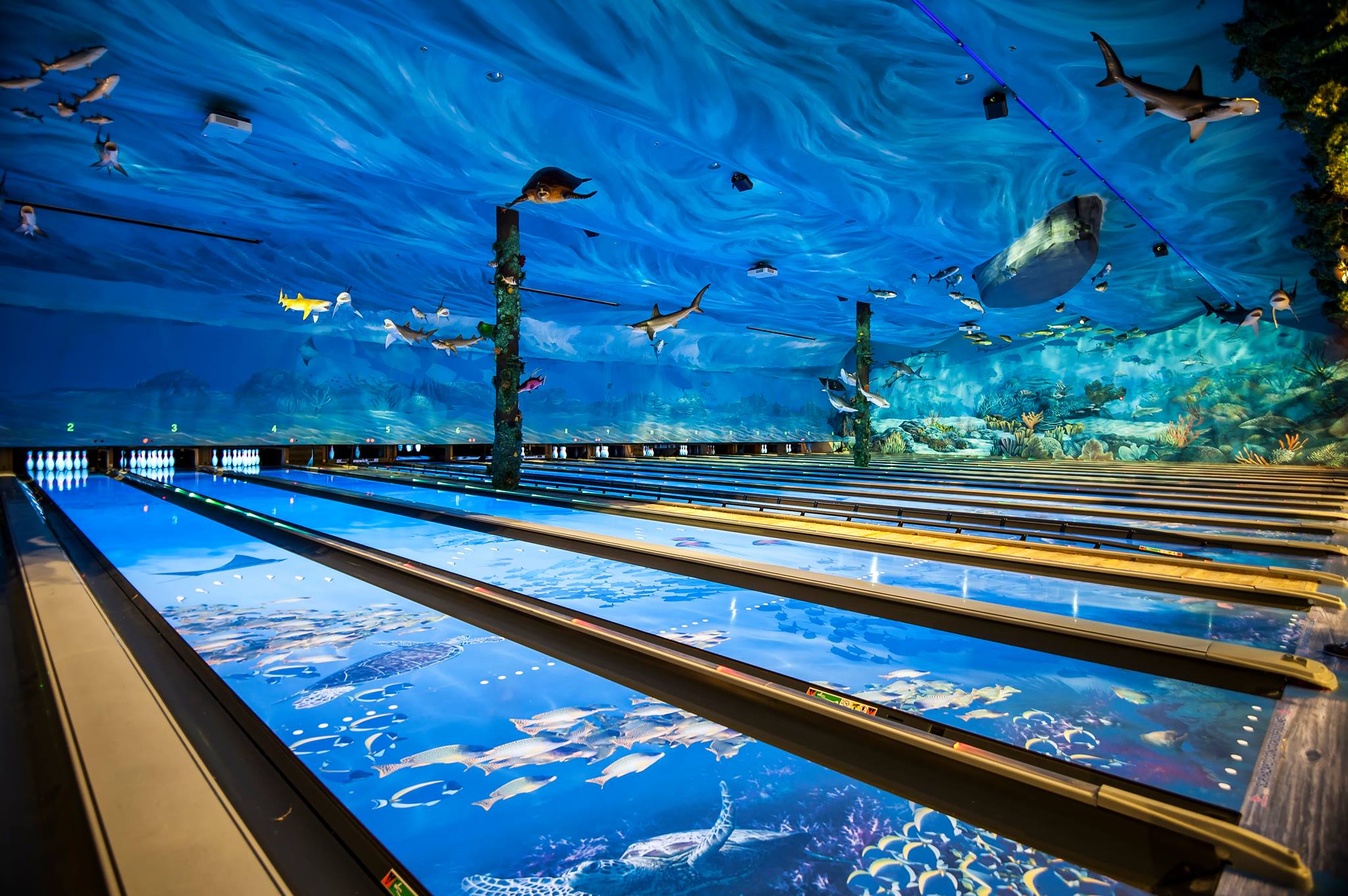 This One-Of-A-Kind Ocean Themed Restaurant And Bowling Alley In ...
