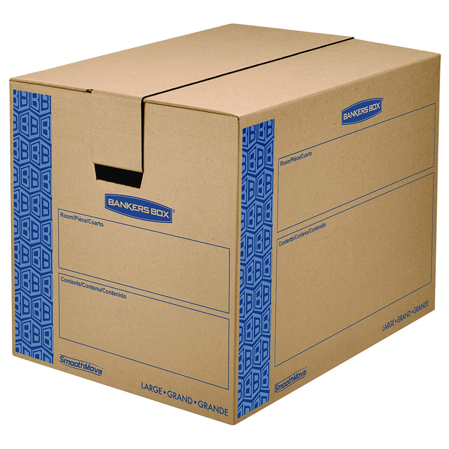 Amazon.com : Bankers Box SmoothMove Prime Moving Boxes, Tape-Free ...