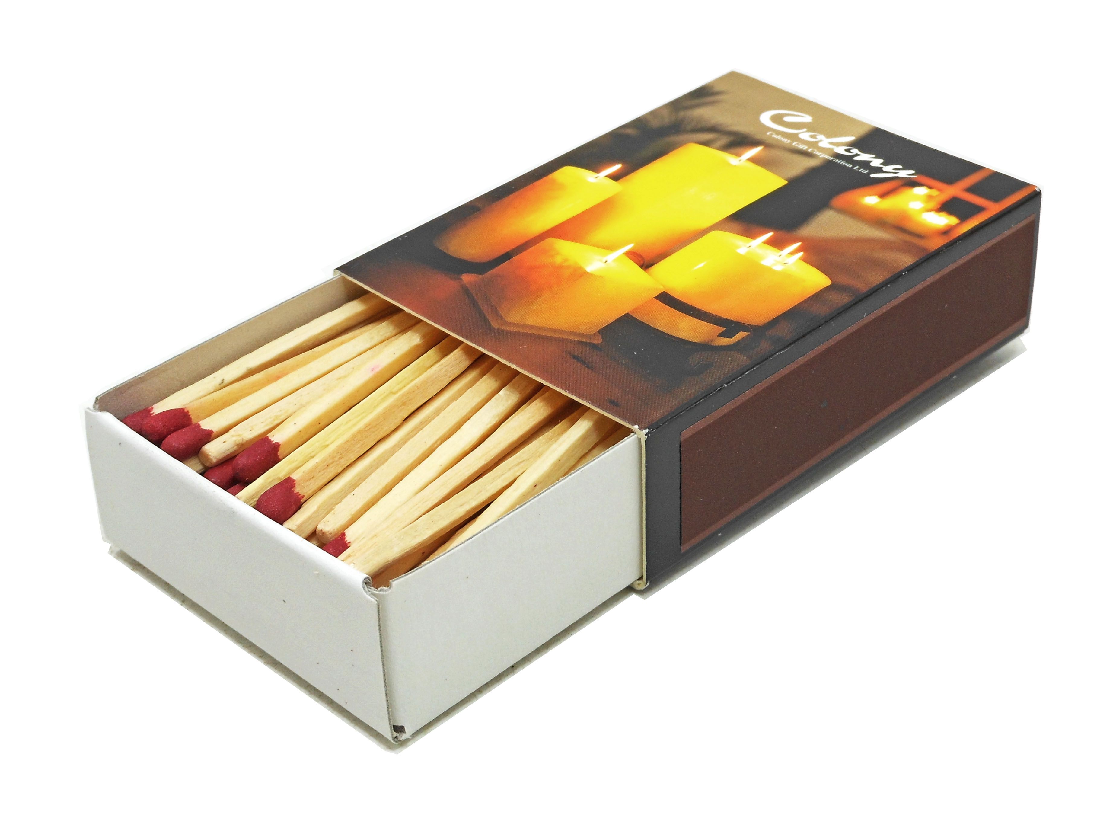 Box of Colony Long Safety Candle Matches M2034