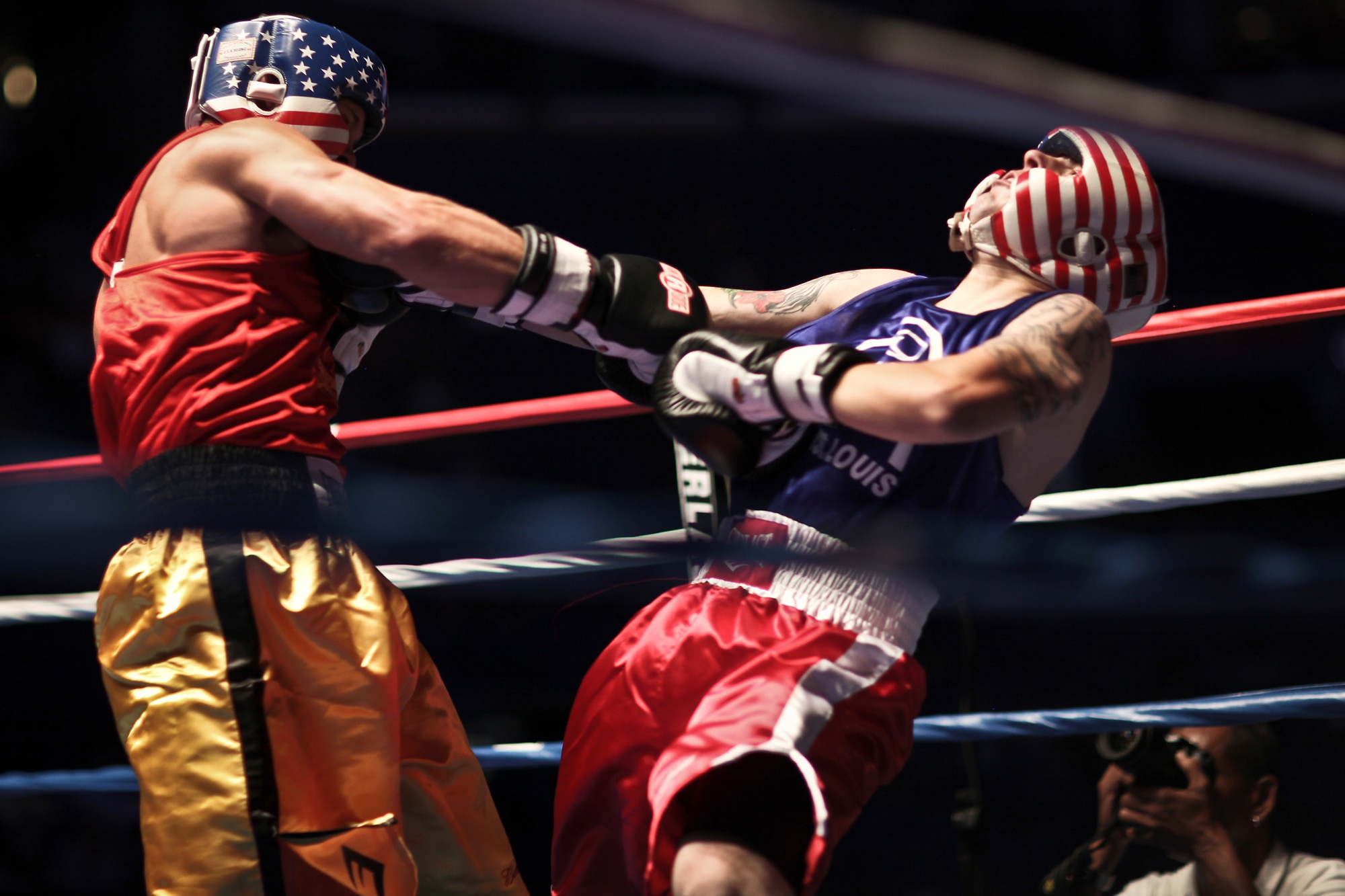 Boxing bout photo