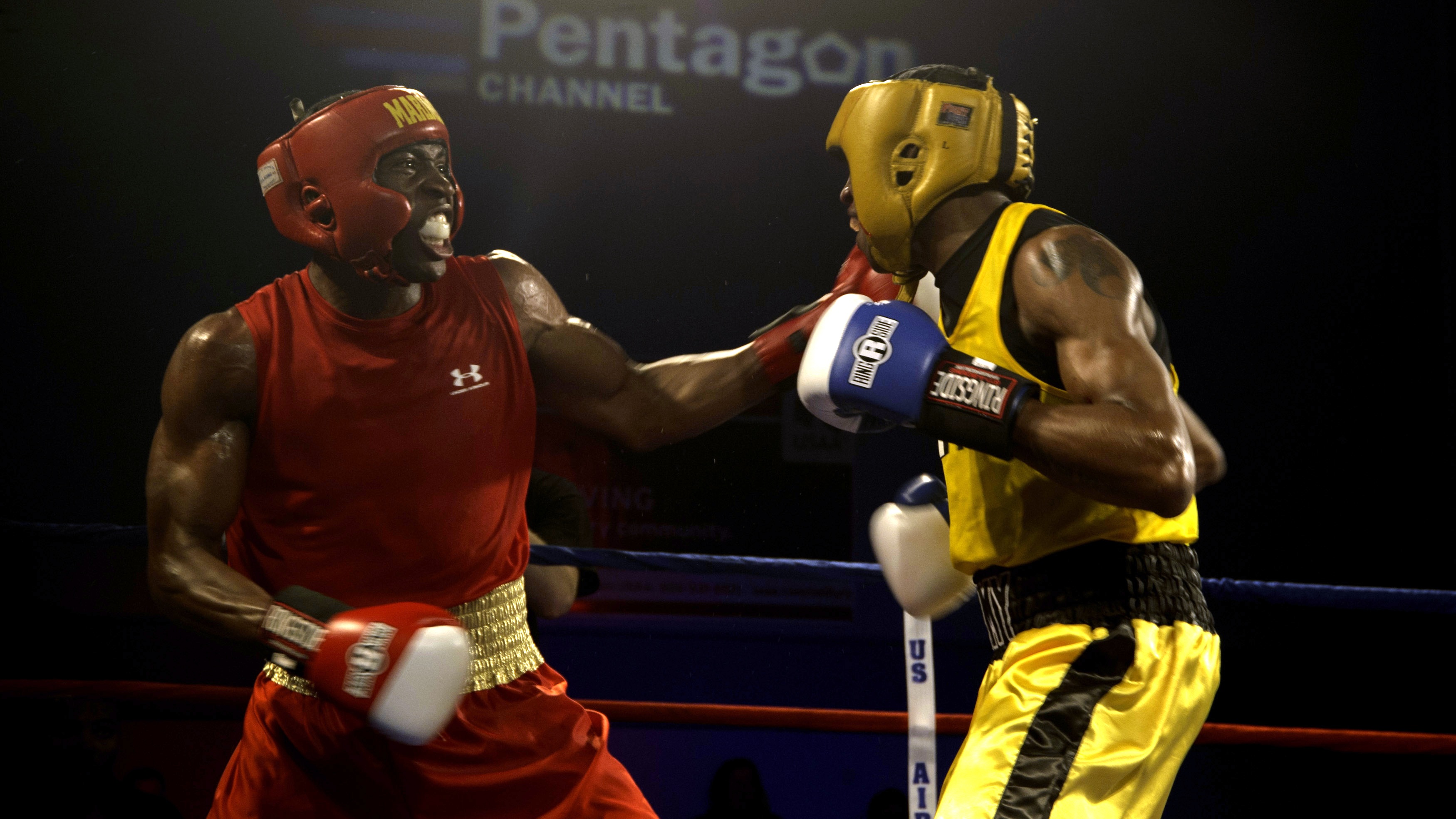 Boxing match photo