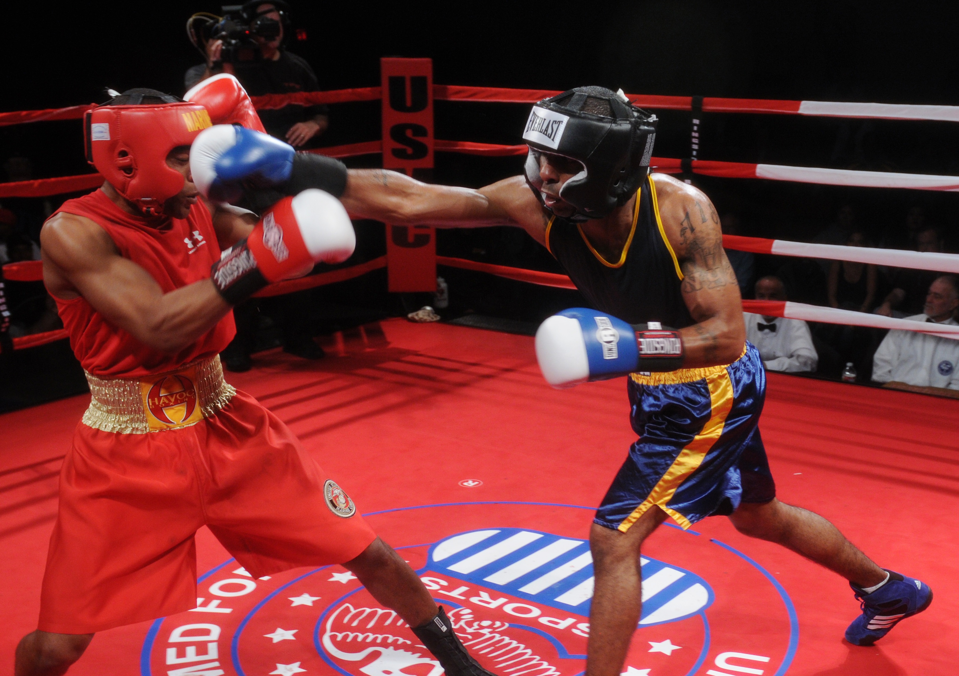 Boxing match photo