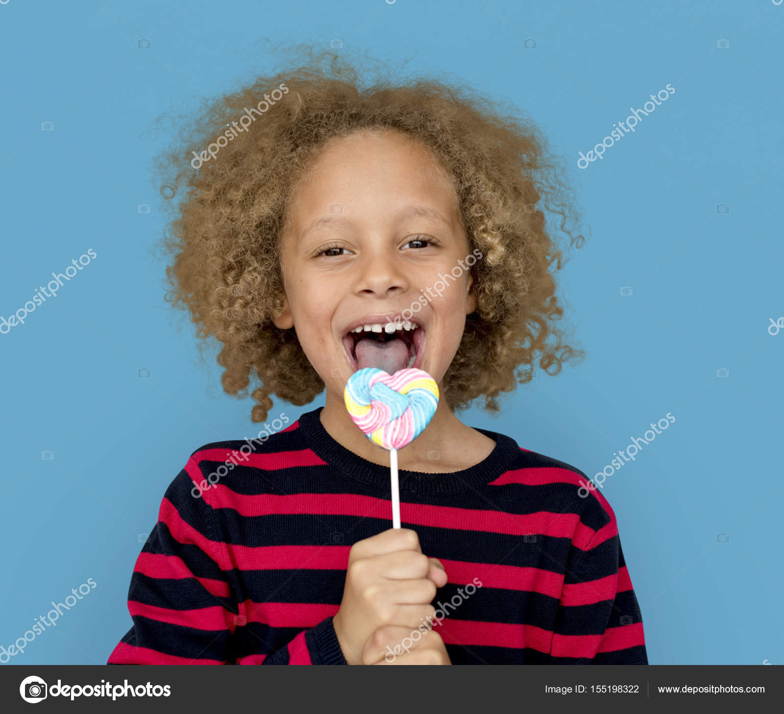 Little Boy Eating Lollipop — Stock Photo © Rawpixel #155198322