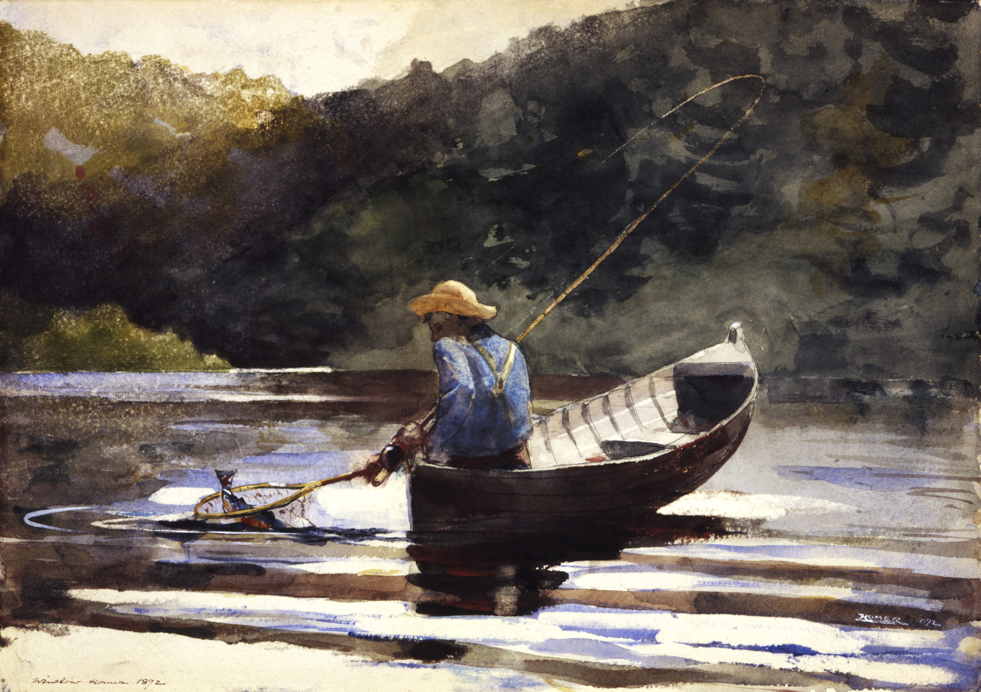 Winslow Homer | Boy Fishing | San Antonio Museum of Art | Buy Prints ...