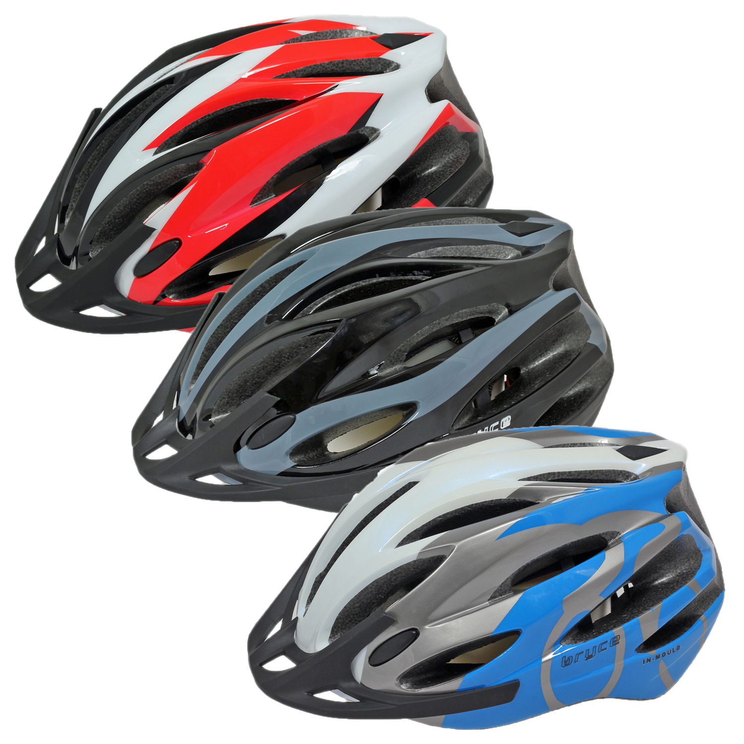 Bryce In Mould Cycle Helmet Adjustable Child to Adult Mountain Bike ...