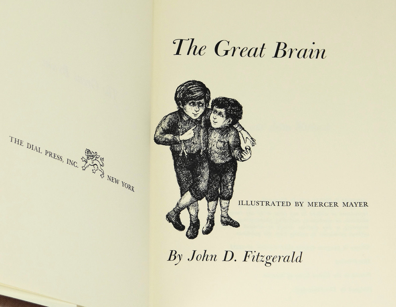 The Great Brain | John D. Fitzgerald, Mercer Mayer, Illustrator ...