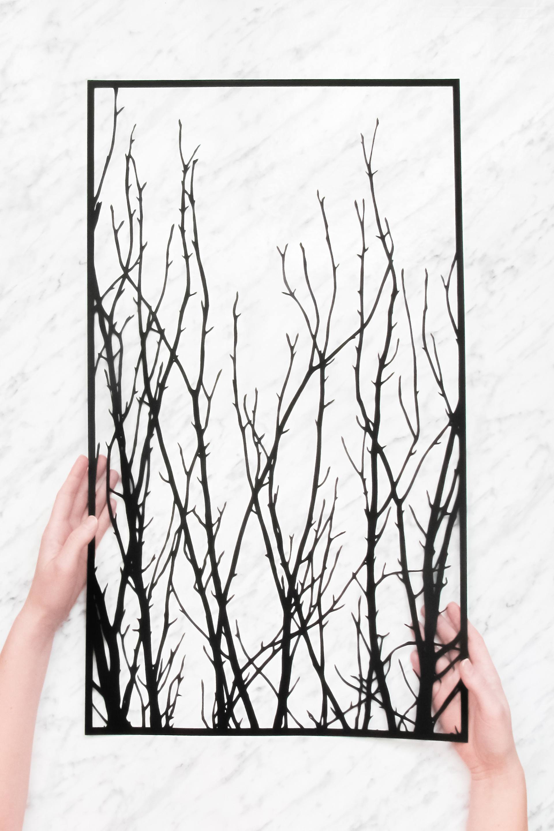Saatchi Art: Paper Cut Artwork- Tree Art- Tree Branches- Tree Branch ...
