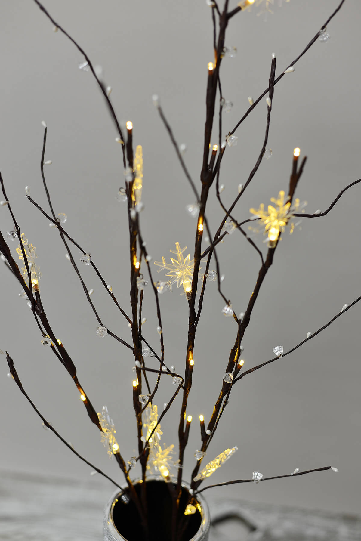LED Snowflake Branches 30ct - 39in (Set of 2)