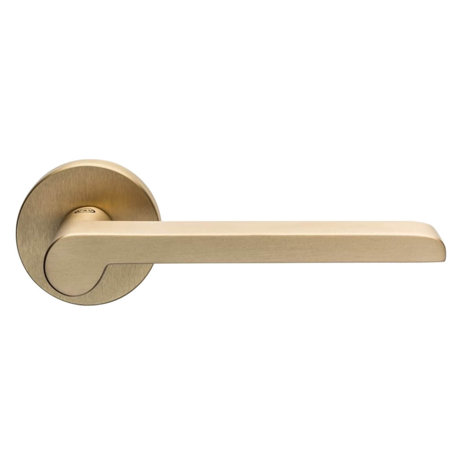 Door handle H1054 W.W., Interior, Satin Brass - Brass door handles ...