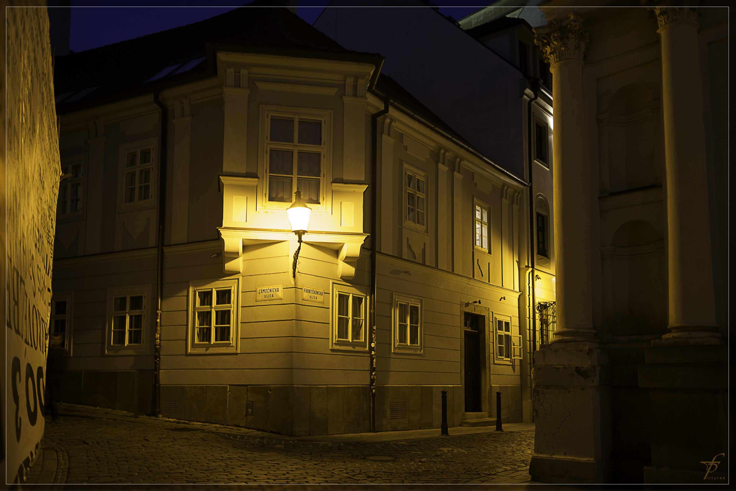 Bratislava from day to night photo