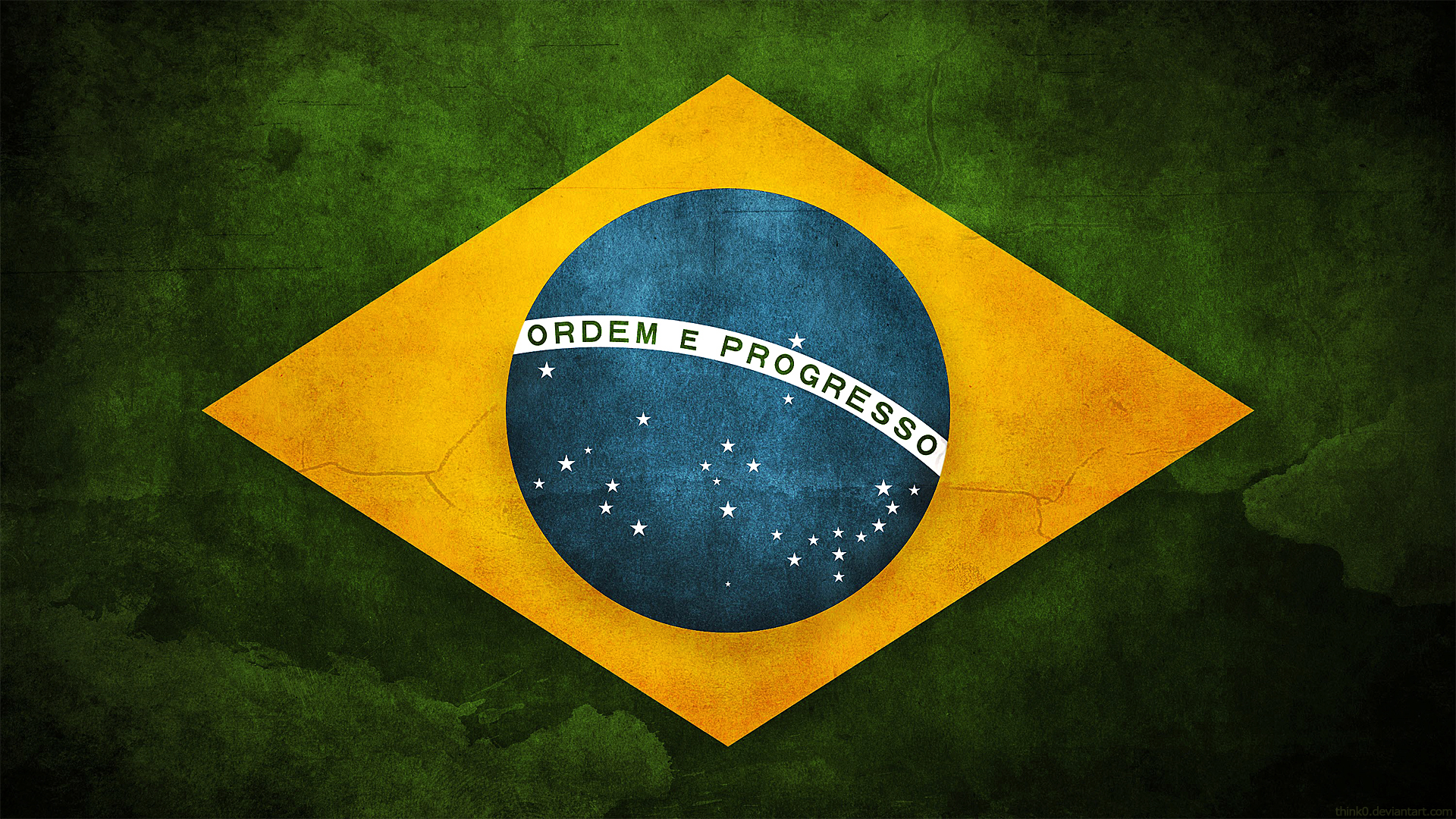 Brazil Flag by think0 on DeviantArt