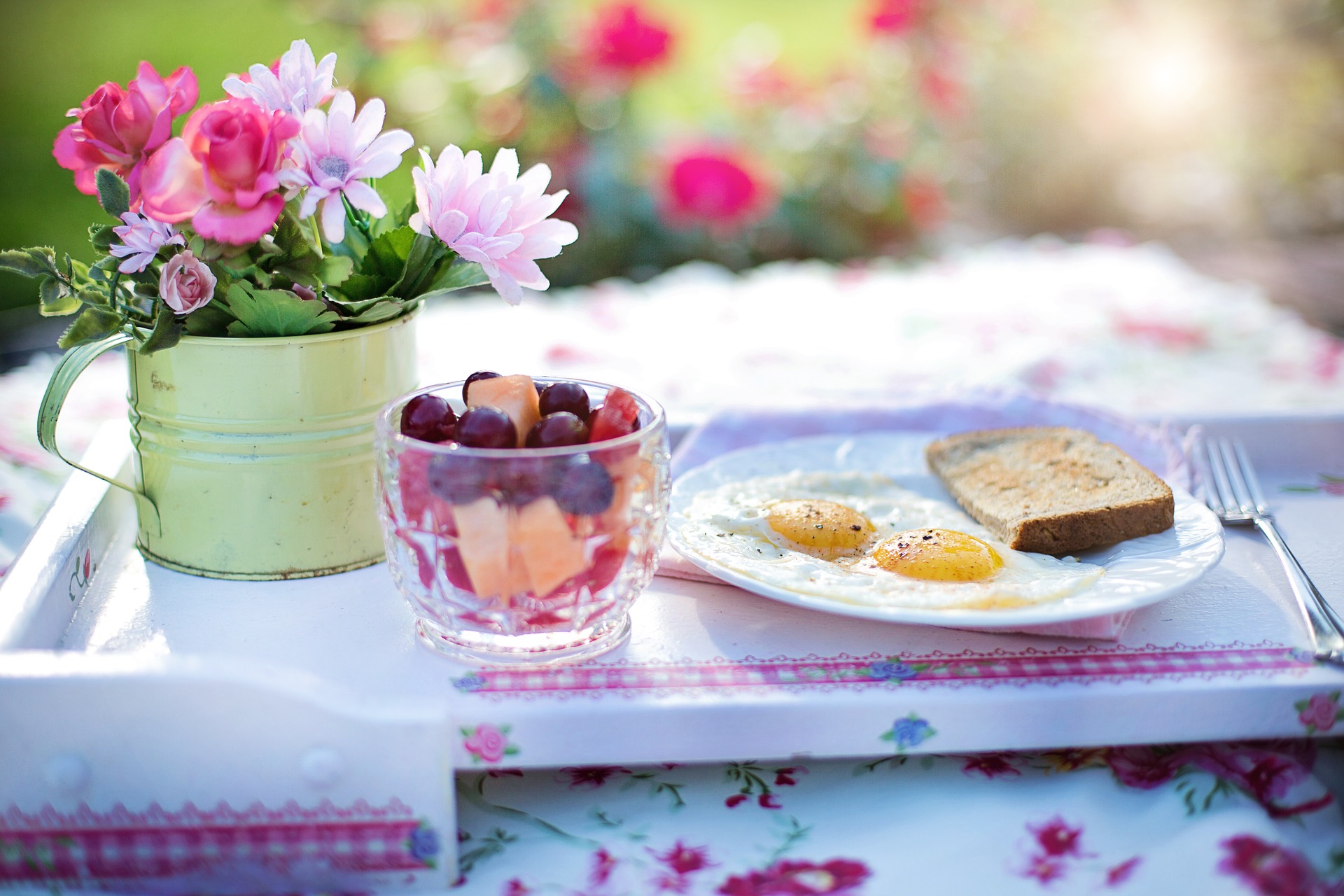 Breakfast and Flowers, Blooming, Breakfast, Egg, Flower, HQ Photo