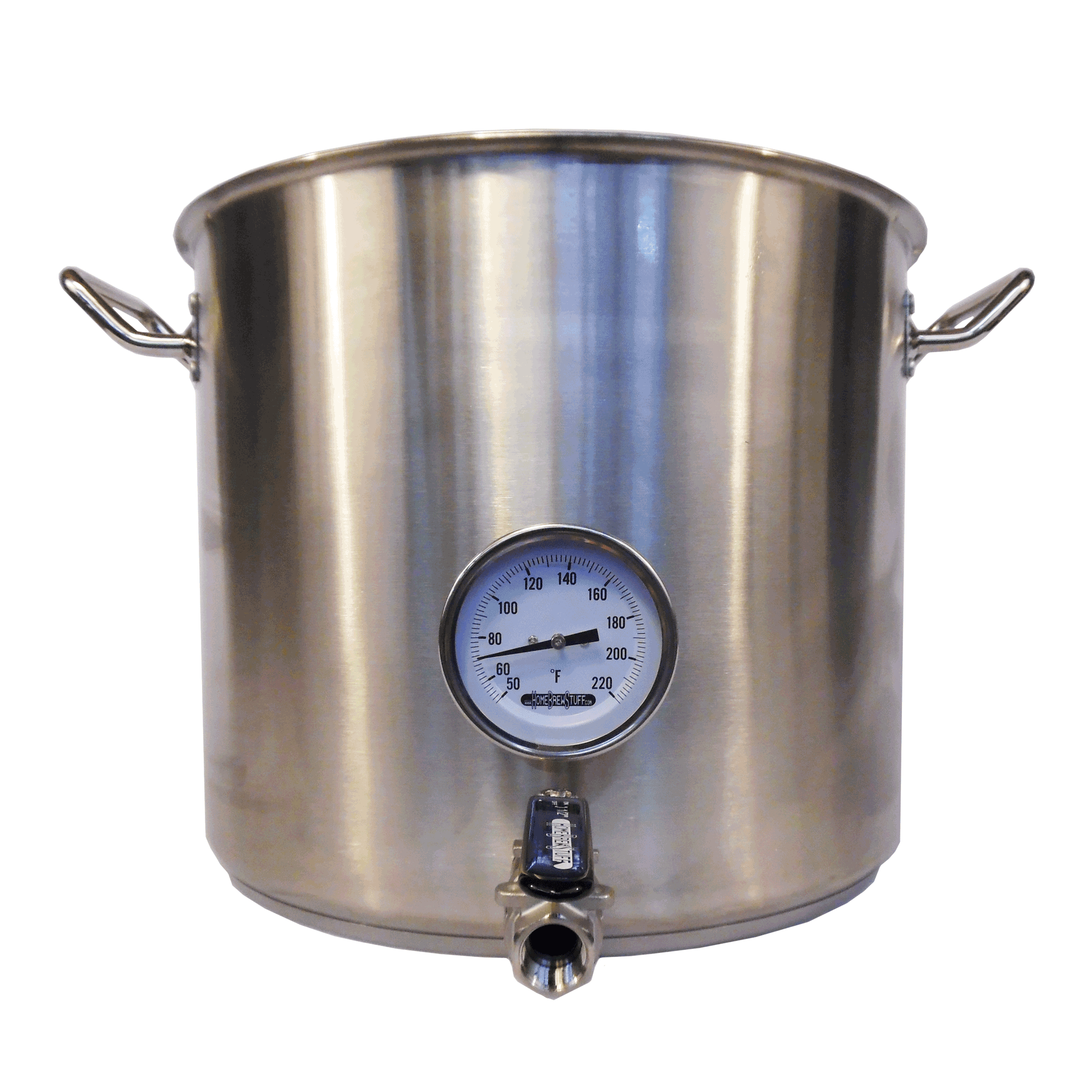 20 Gallon Kettle w/ Valve & Thermometer | Home Brew Stuff