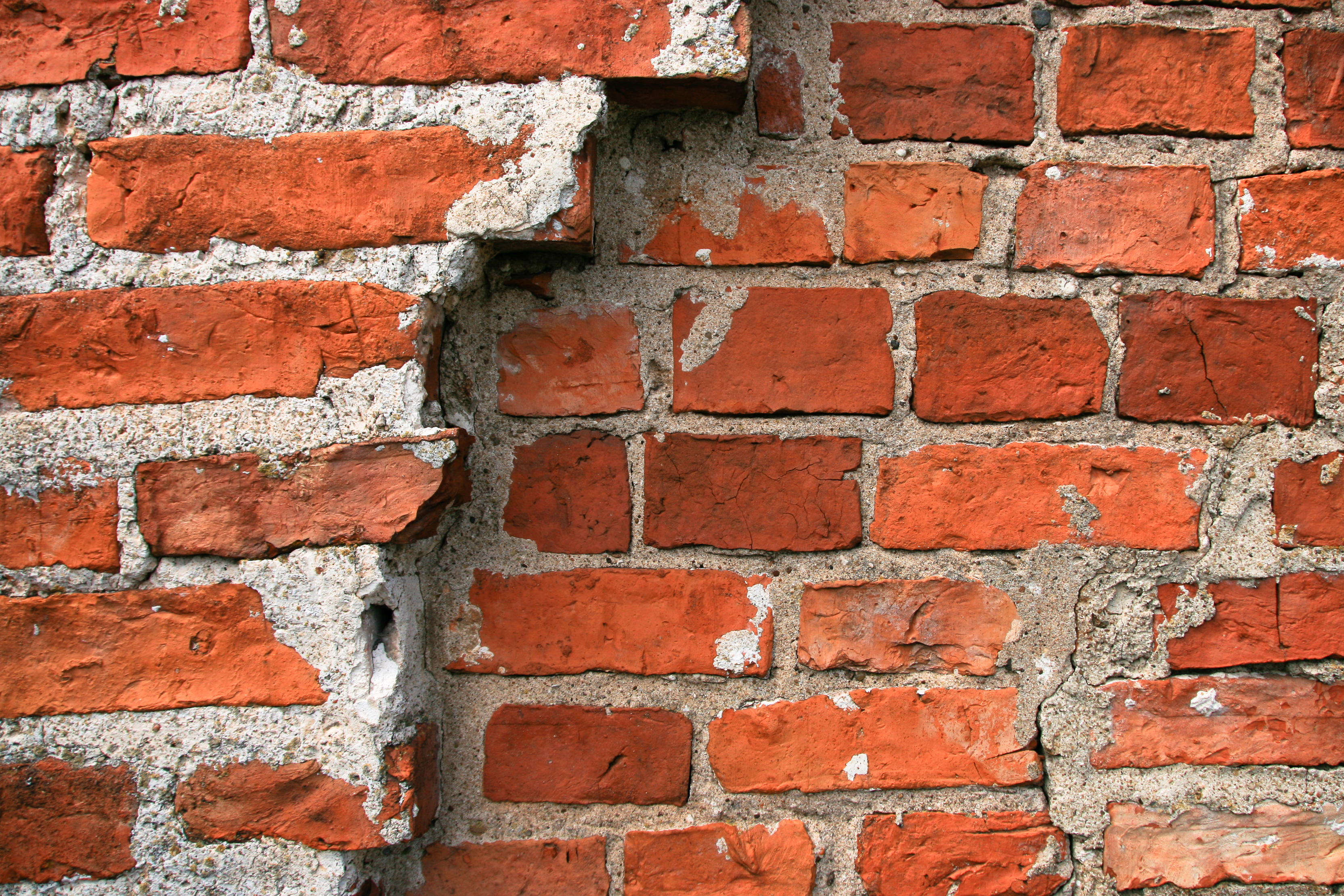 Brick Wall, Bricks, Red, Texture, Surface, HQ Photo
