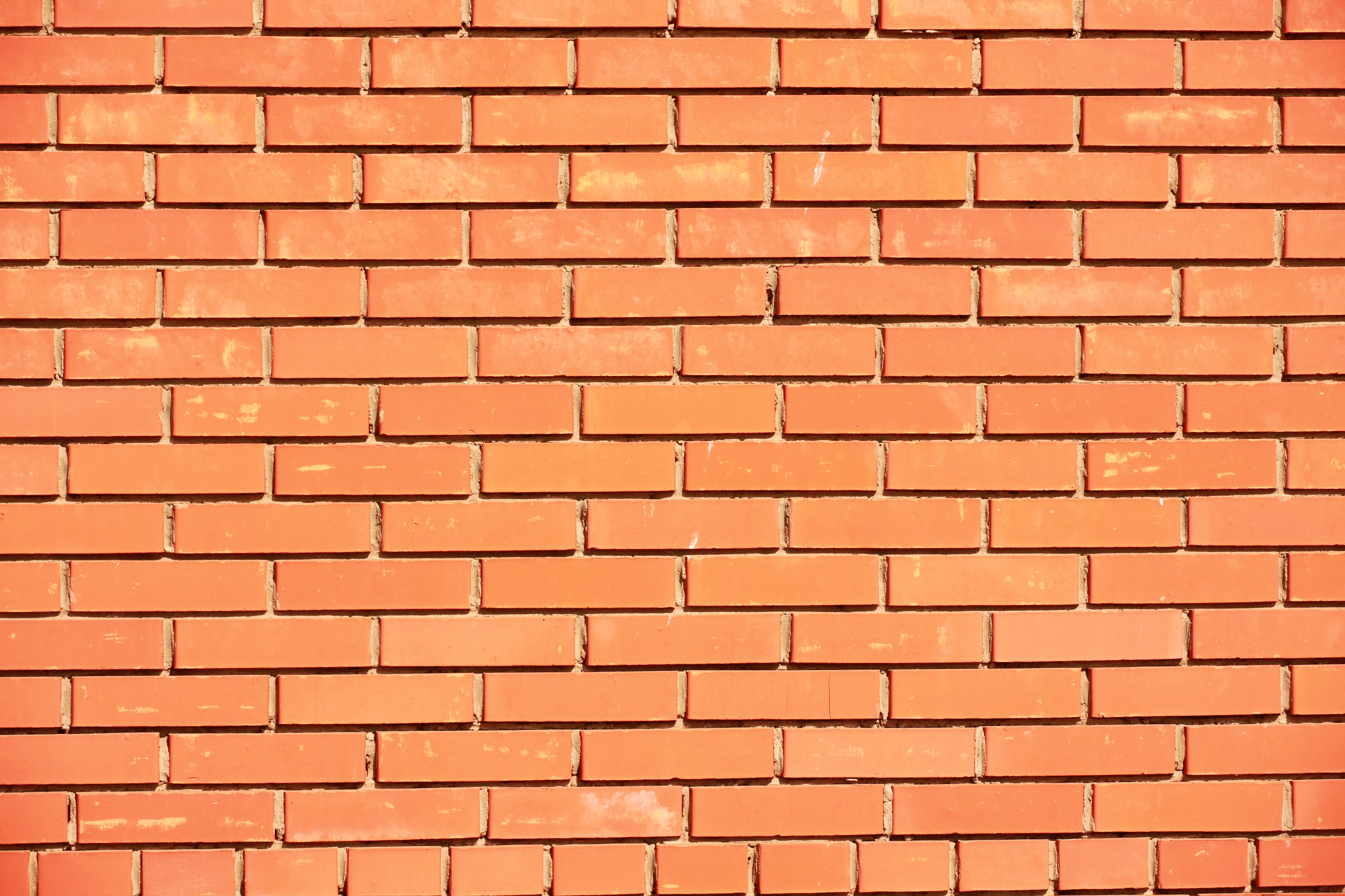 Brick Wall, Aged, Pieces, Rectangle, Red, HQ Photo