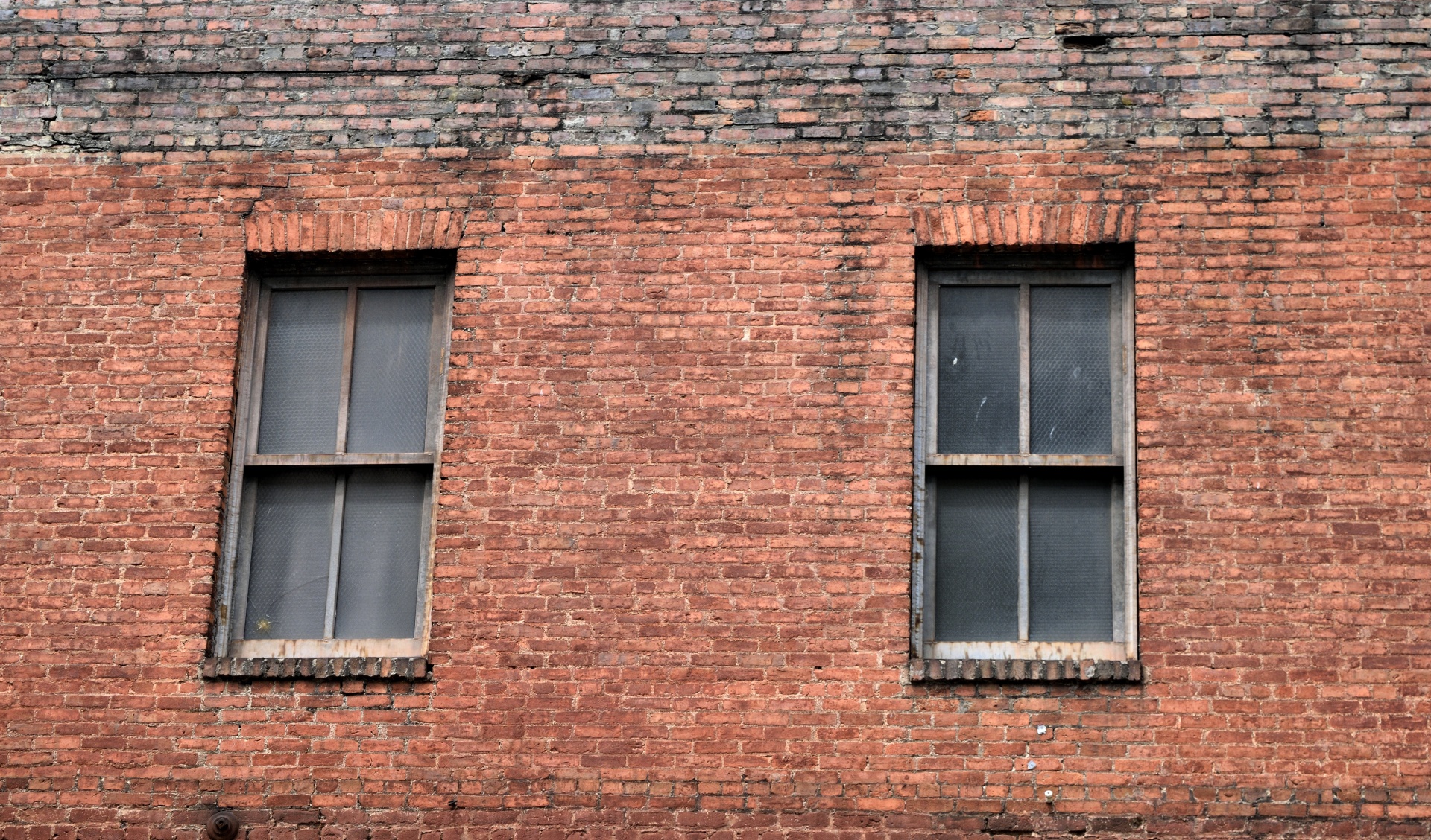 Old Red Brick Wall And Windows Free Stock Photo - Public Domain Pictures