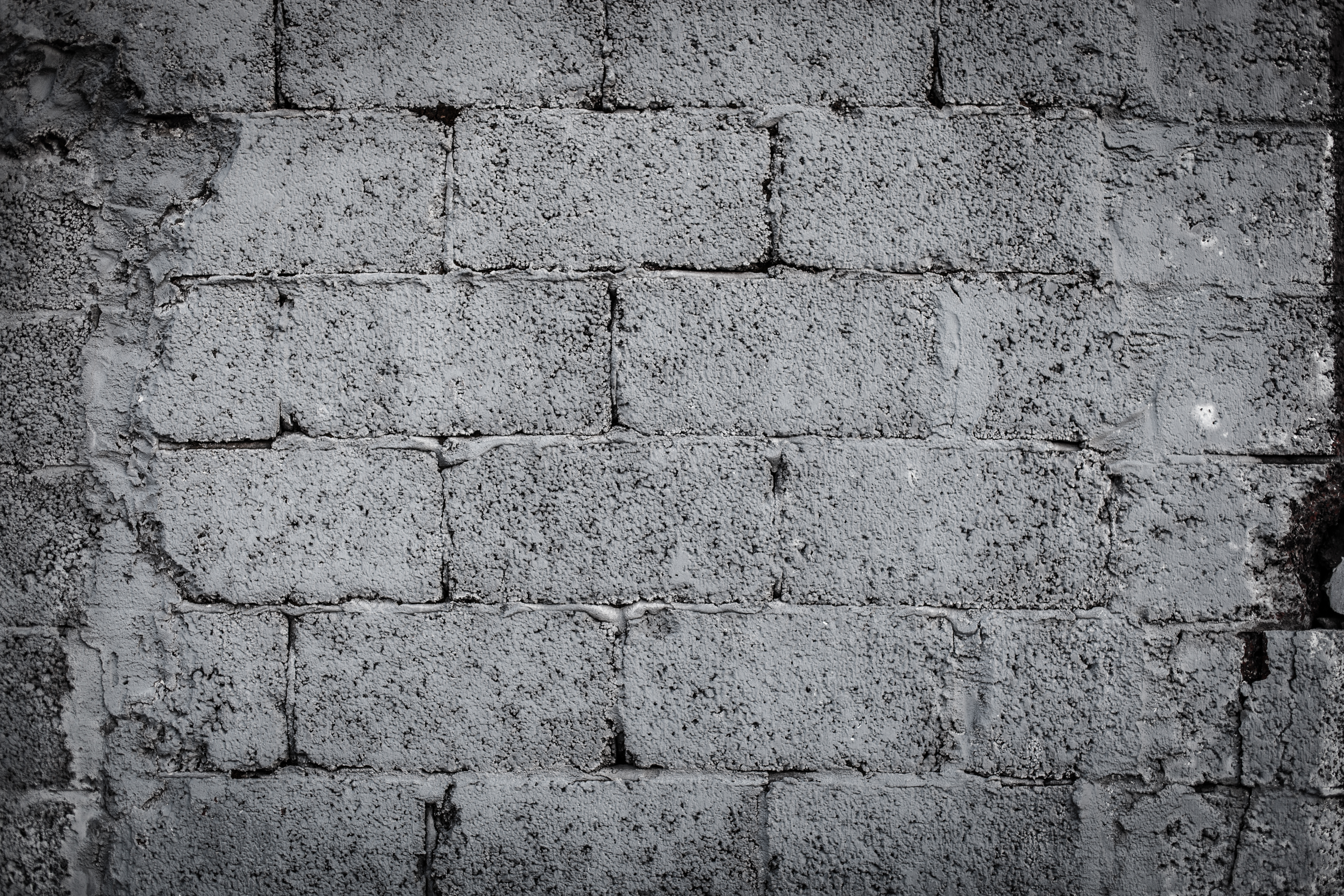 Bricks and mortar wall texture photo