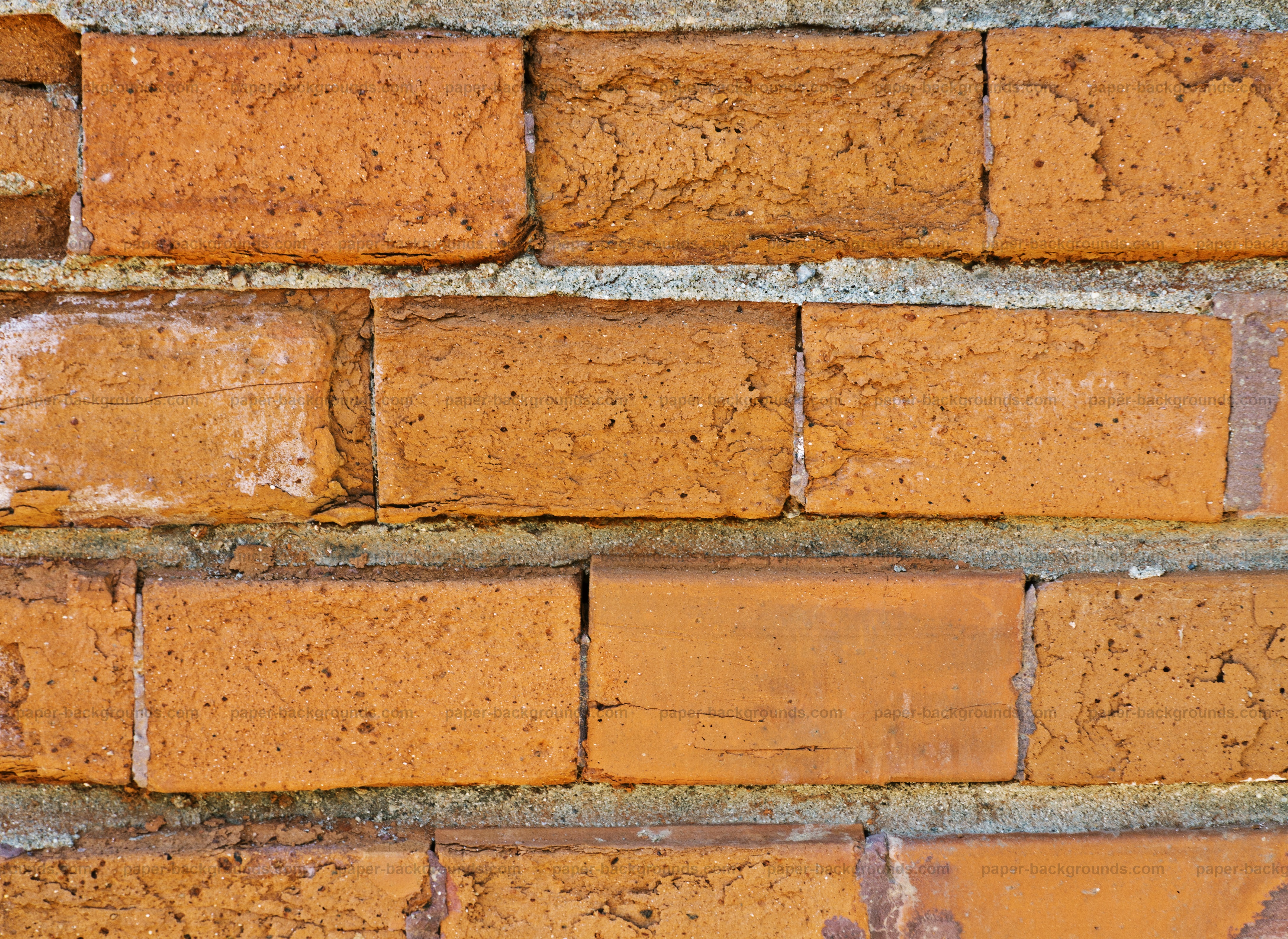 Paper Backgrounds | Old Brick Wall Close-up Texture Background