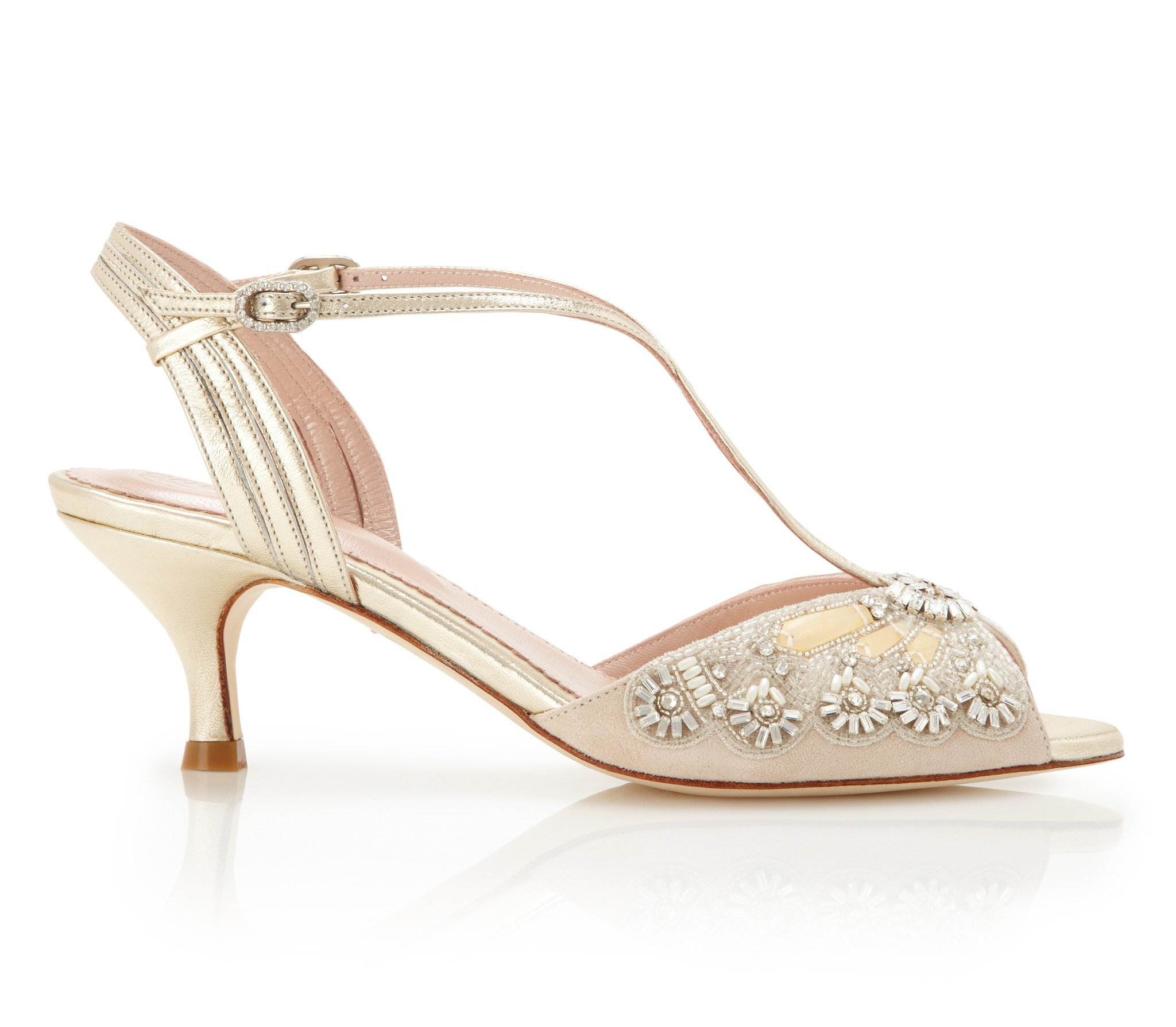 Buy the Stylish Ella Gold Bridal Shoes Online – Emmy London