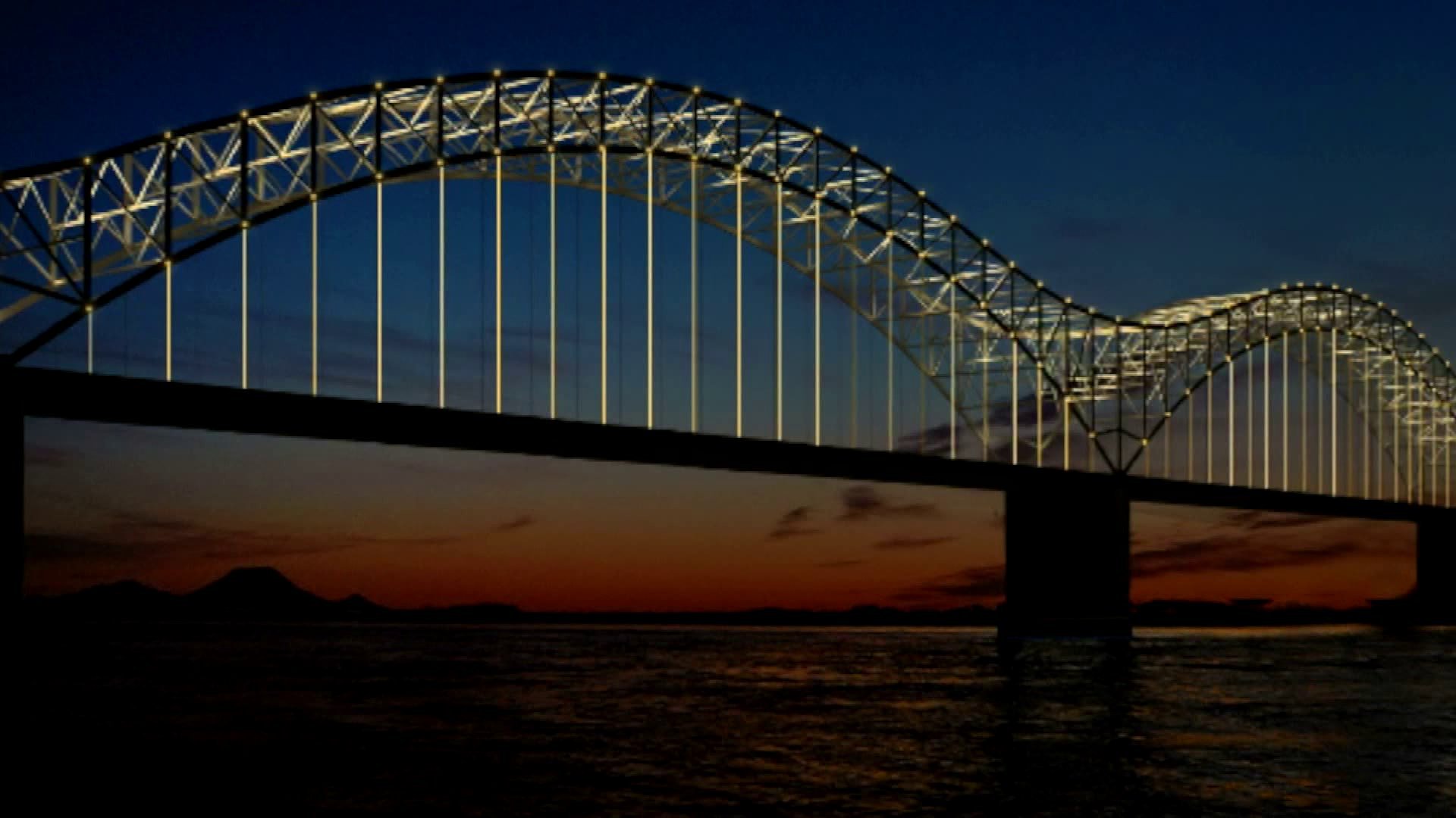 New LED display to light up Hernando De Soto Bridge | WREG.com
