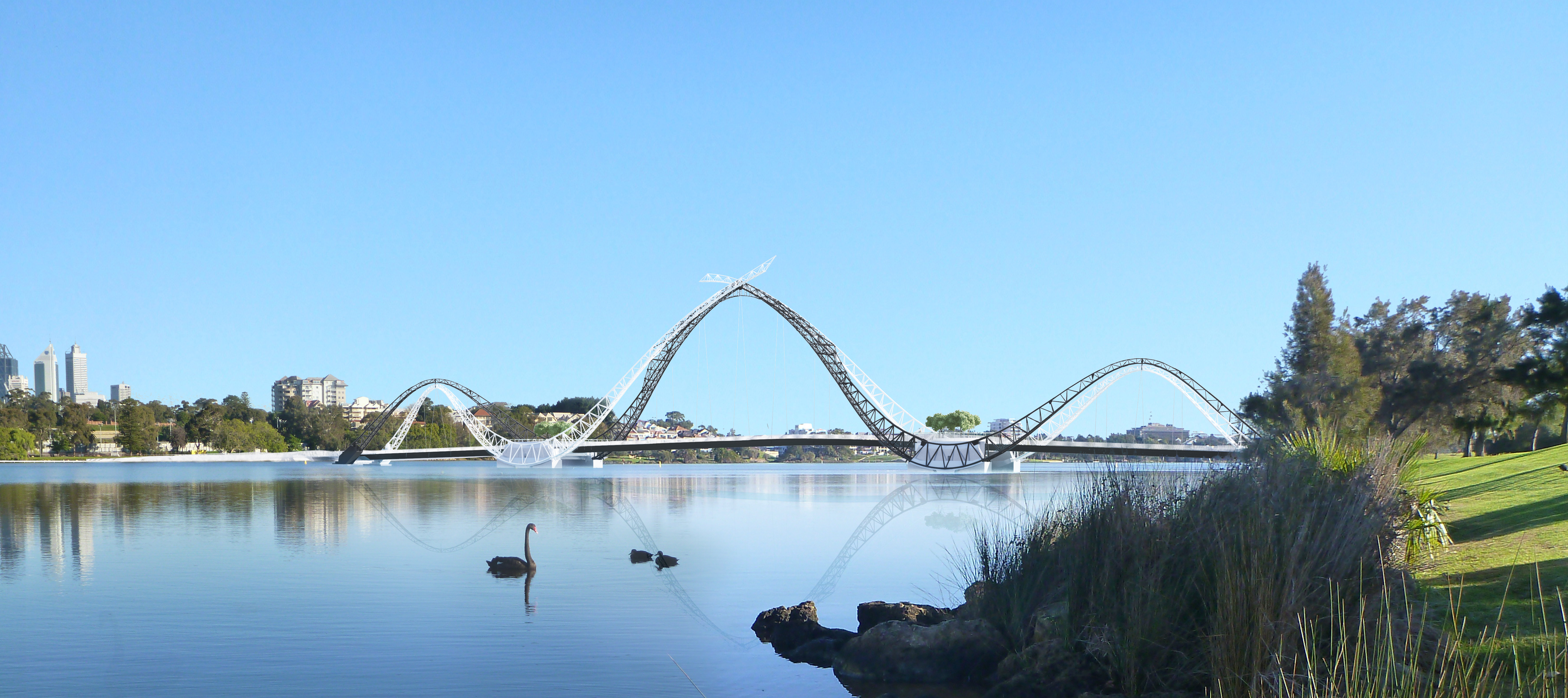 Swan River Pedestrian Bridge - New design day.jpg