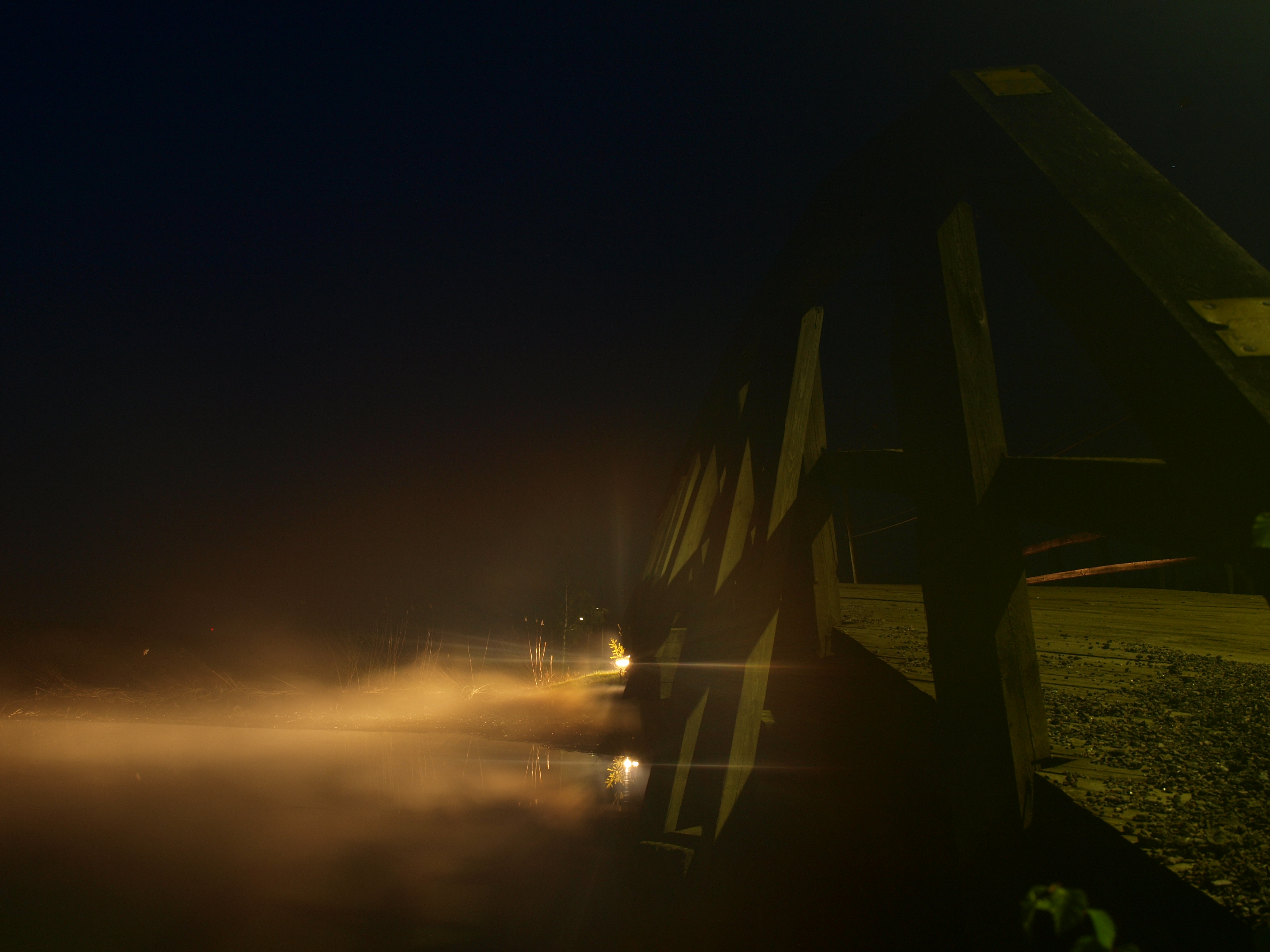 Bridge at night photo