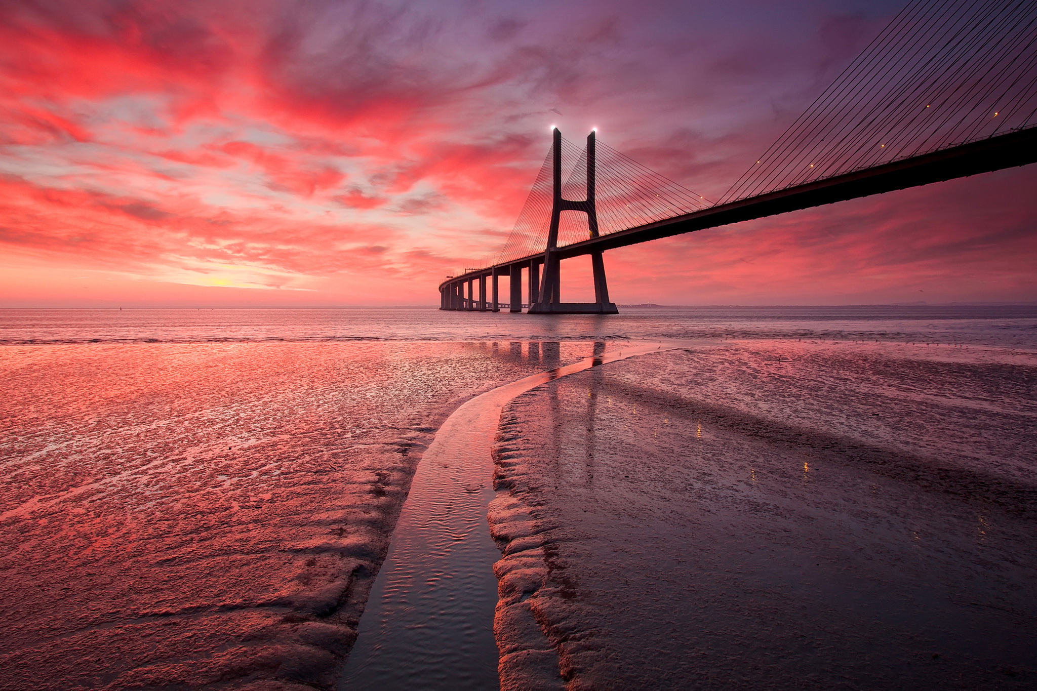Bridge at the sunset / 2048 x 1365 / Sunriseandsunset / Photography ...