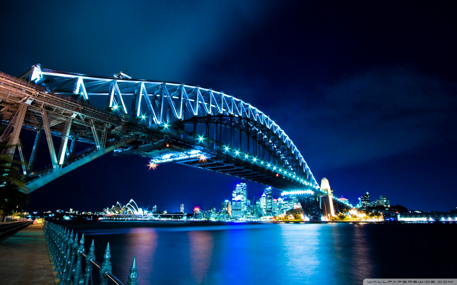 Bridge by night photo