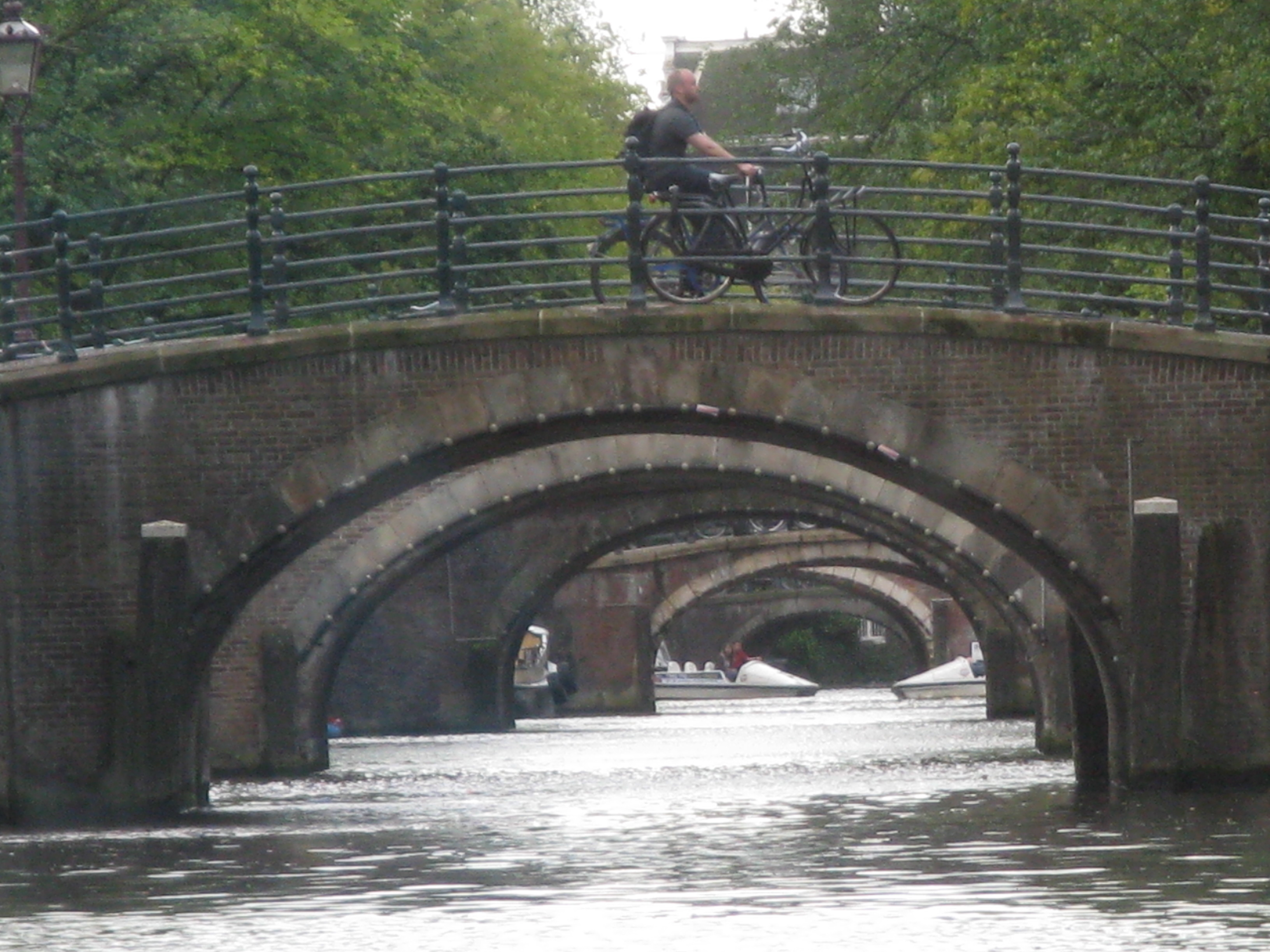 Bridges over canal photo