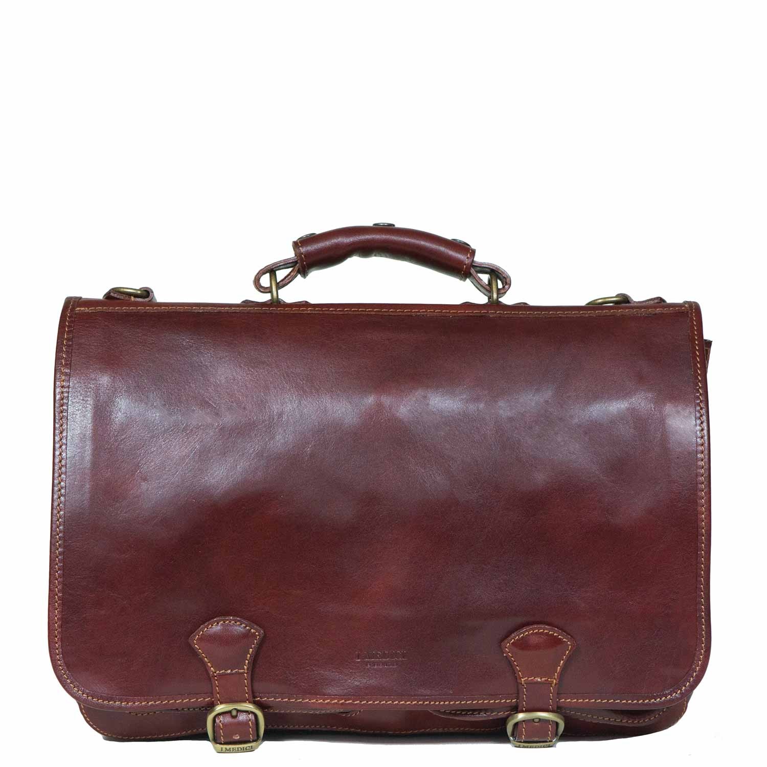 Perfect Ordine Italian Leather Briefcase | I Medici Leather