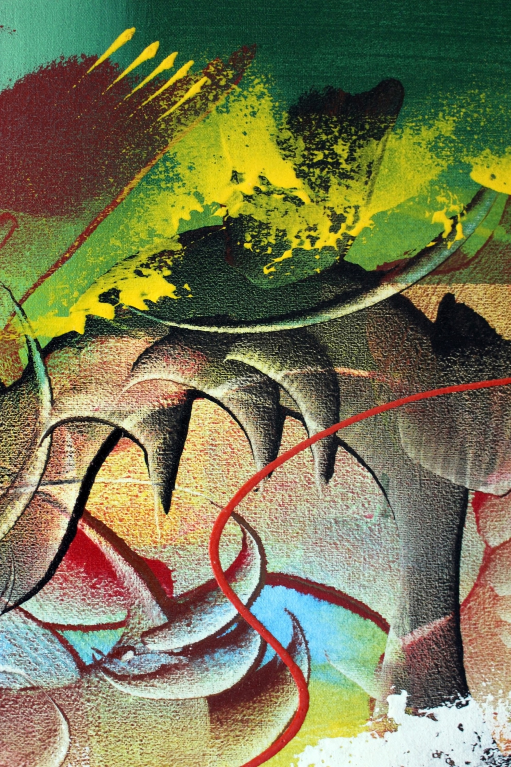 Bright abstract art texture photo