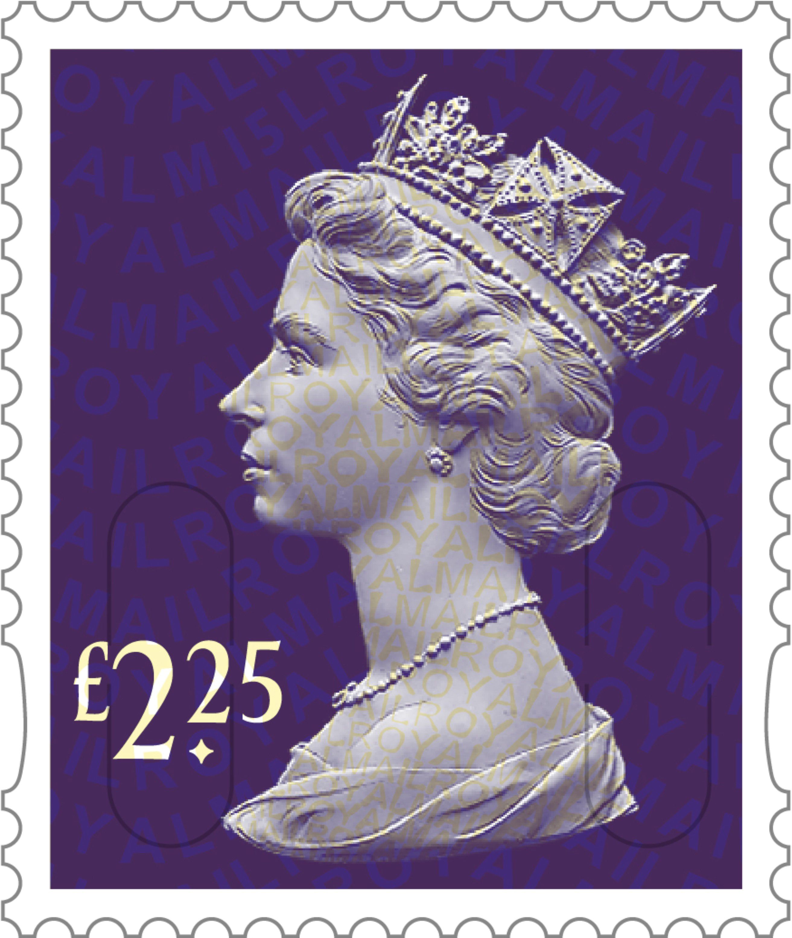 Definitives 2015 £2.25 Stamp (2015) Plum Purple | Stamps: Great ...