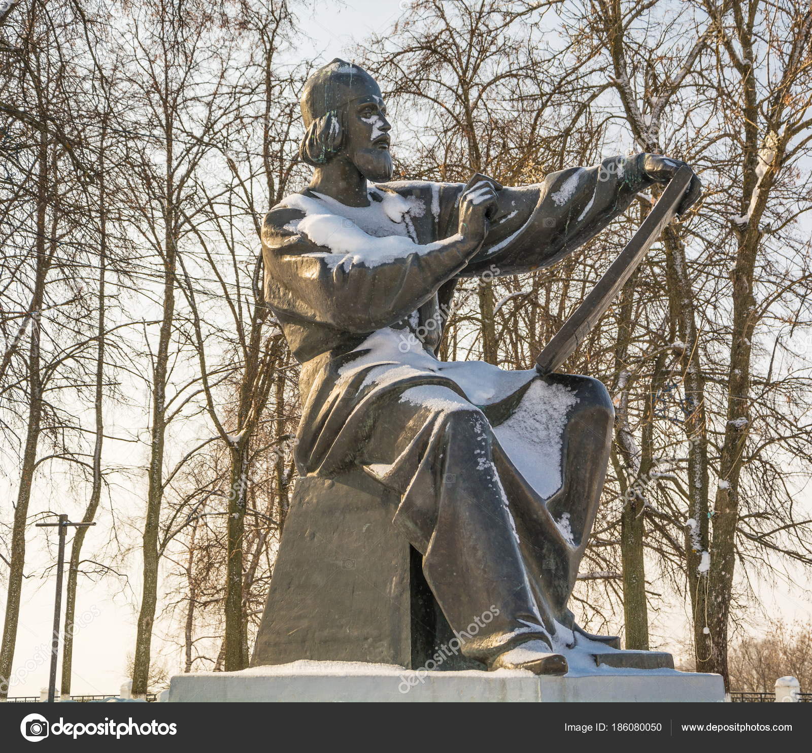 Bronze Monument Great Icon Painter Andrei Rublev Vladimir Sculptor ...