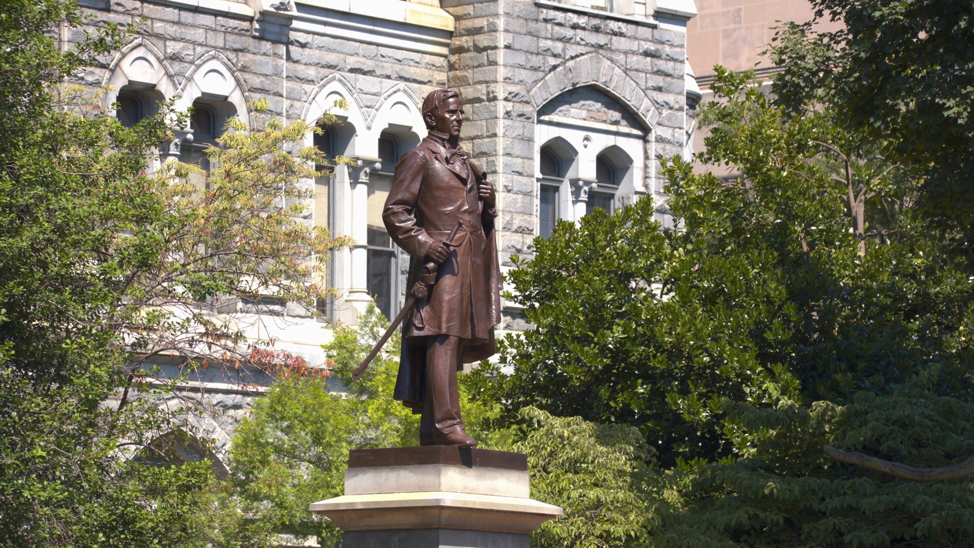 Richmond VA Governor William Smith Bronze Memorial Statue Close-up ...