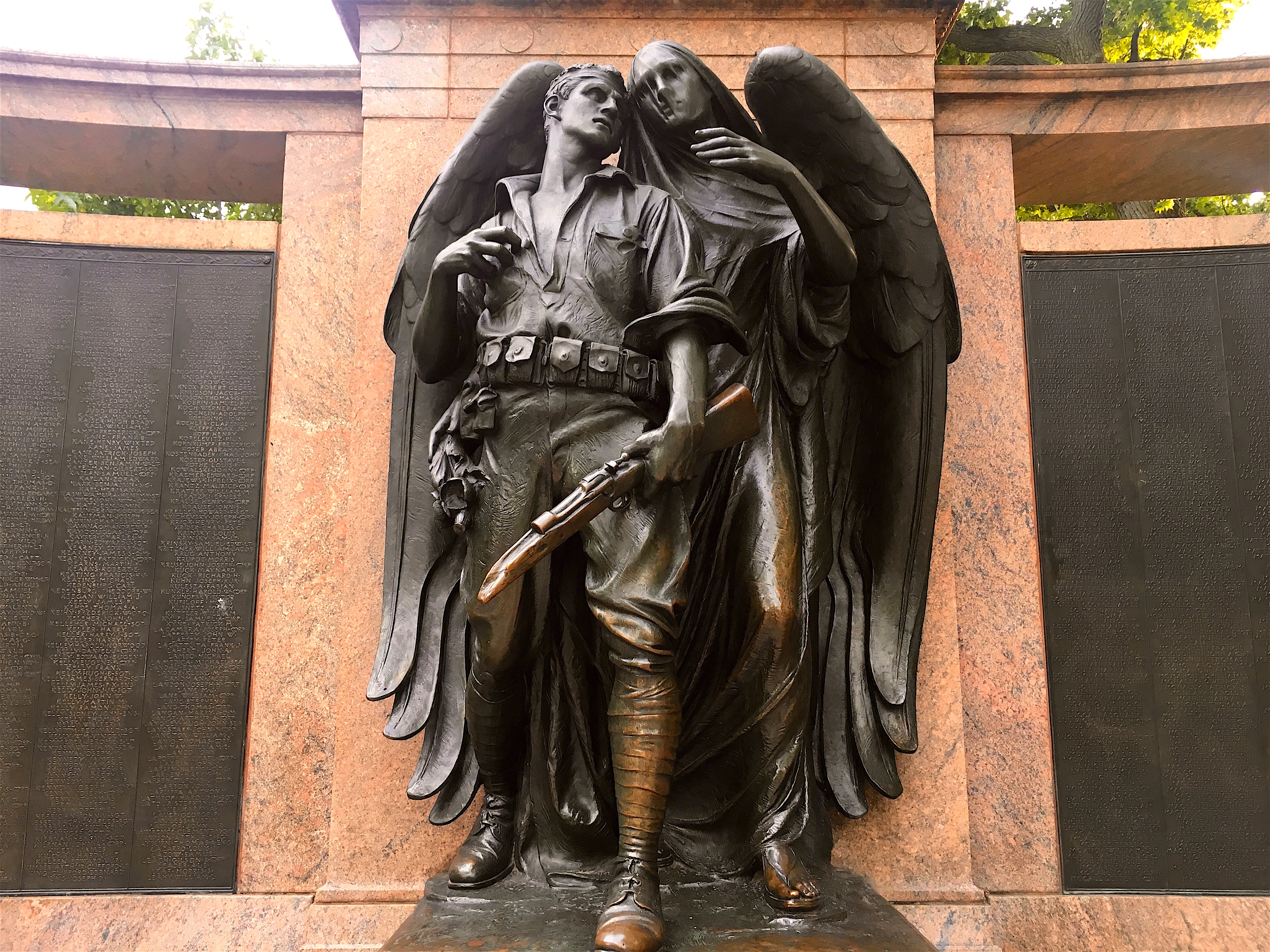 The somber “Angel of Death” in Prospect Park | Ephemeral New York