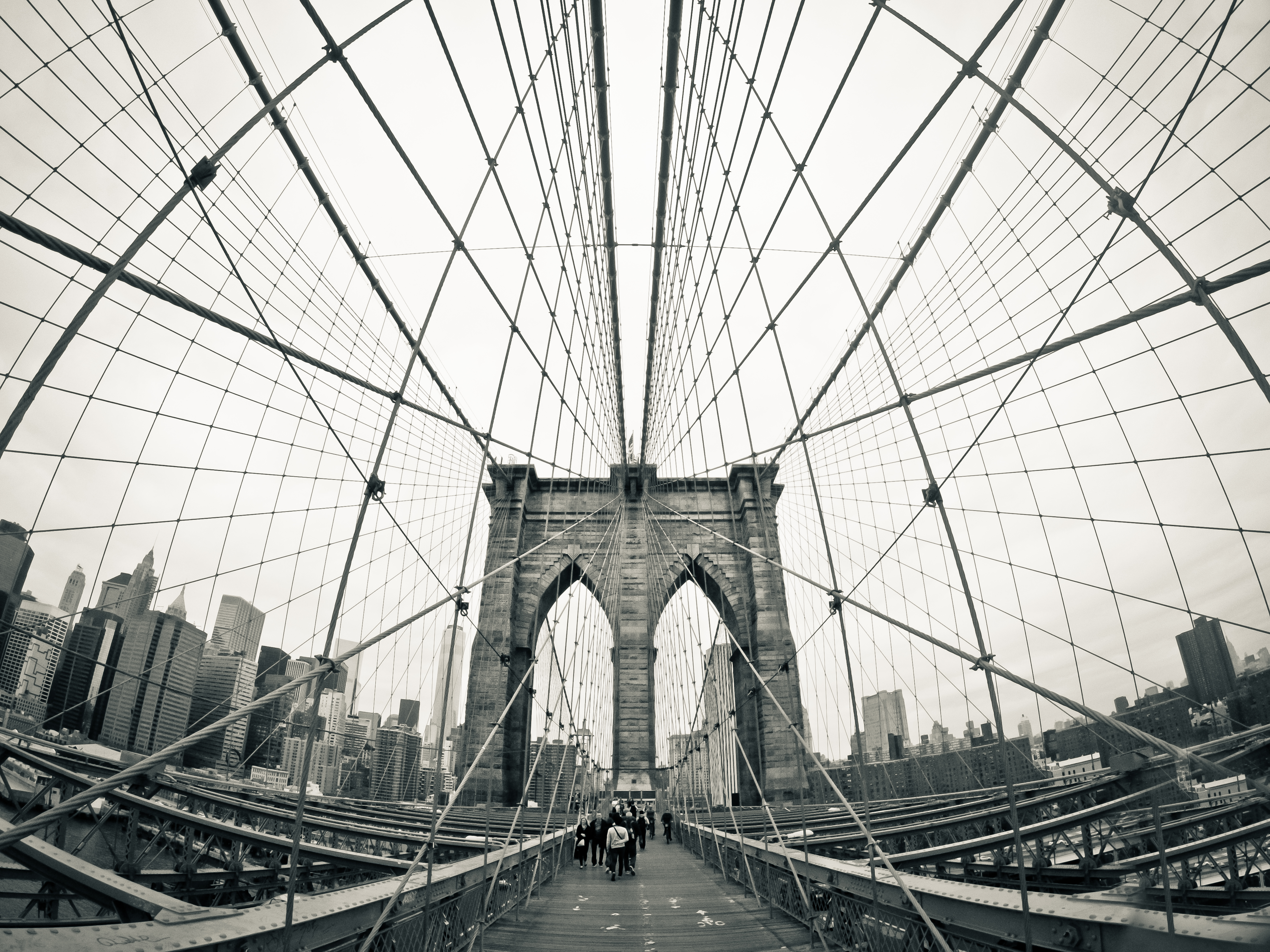 Photo of the Day! Areeb Masood recreates an iconic Brooklyn Bridge ...