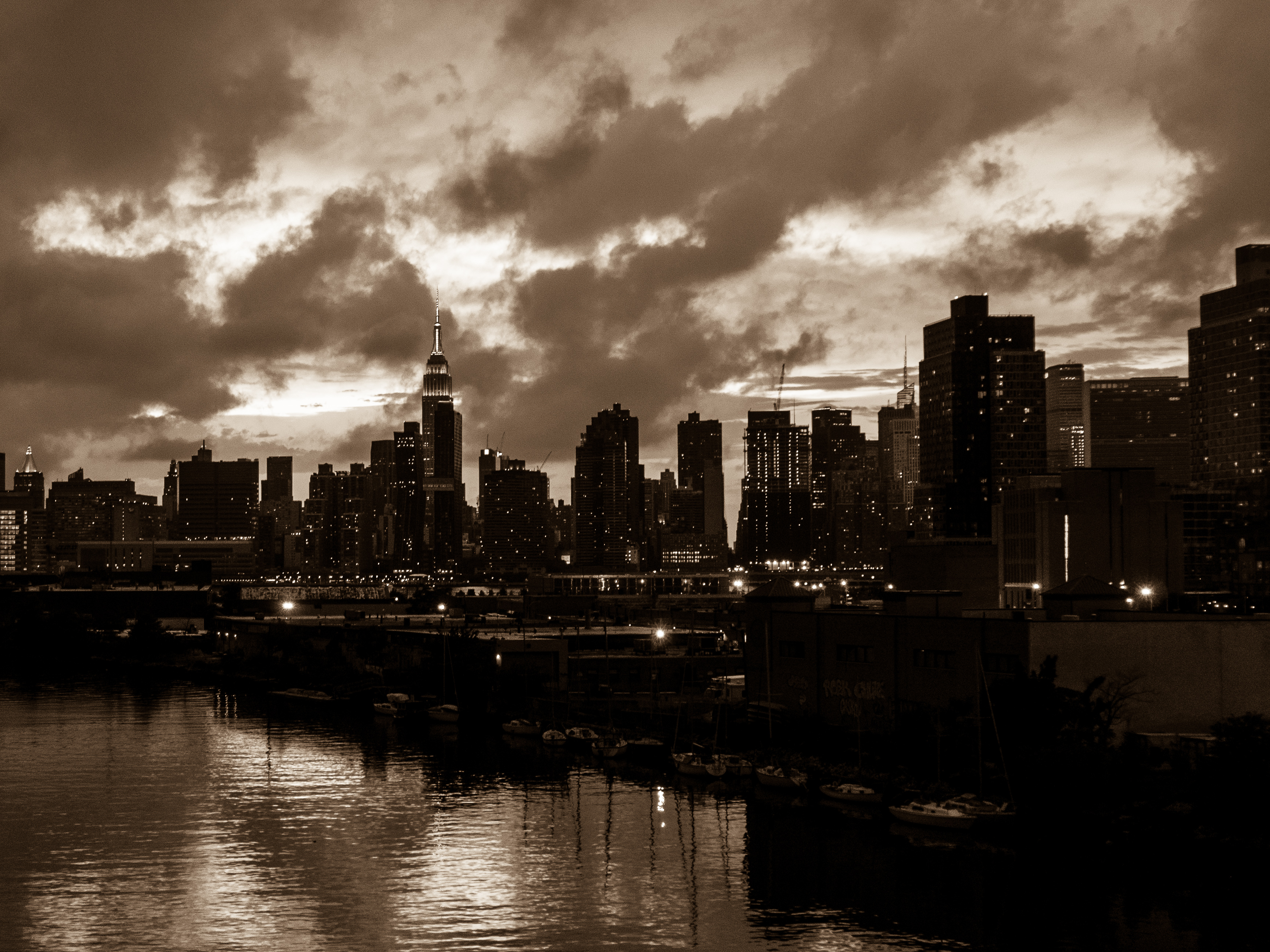 Free photo: Brooklyn bridge view - B&w, City, LIC - Free Download - Jooinn